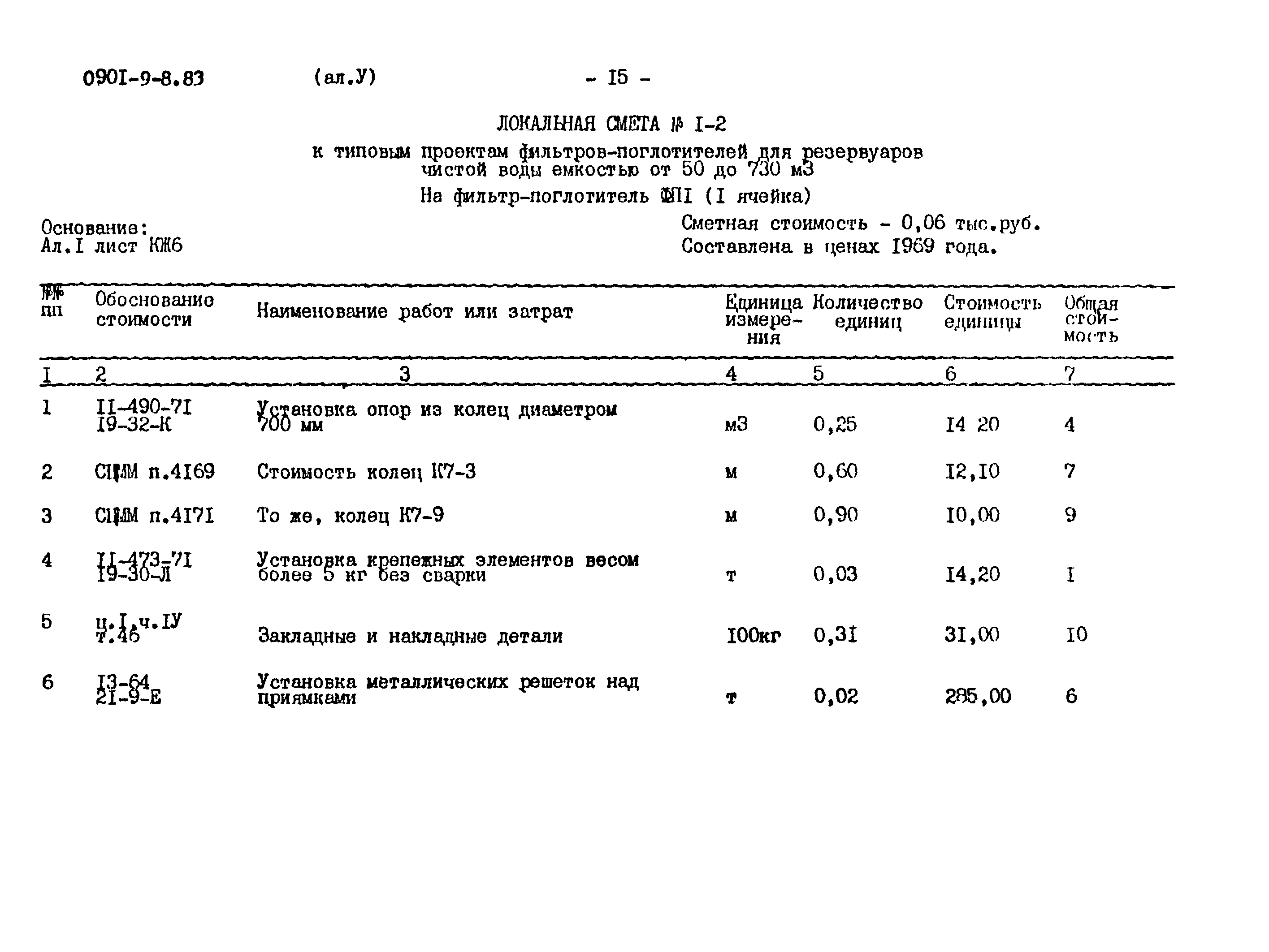 Типовой проект 0901-9-8.83