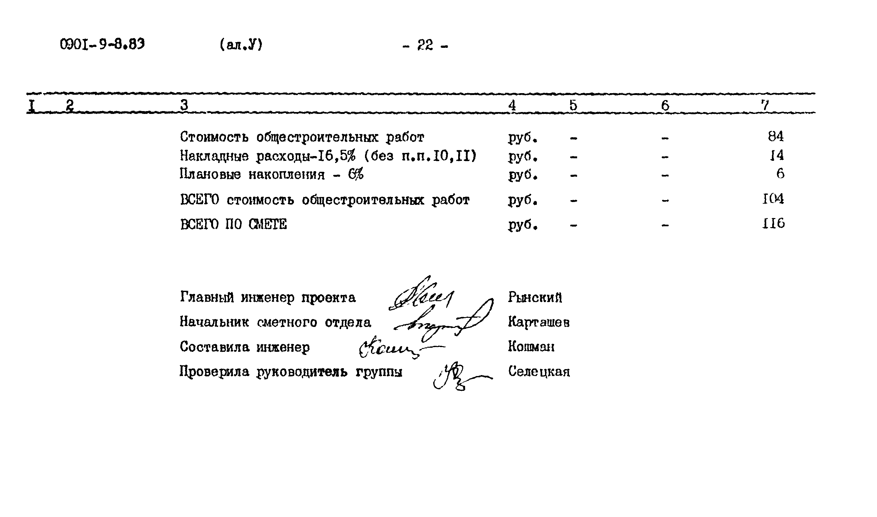 Типовой проект 0901-9-8.83