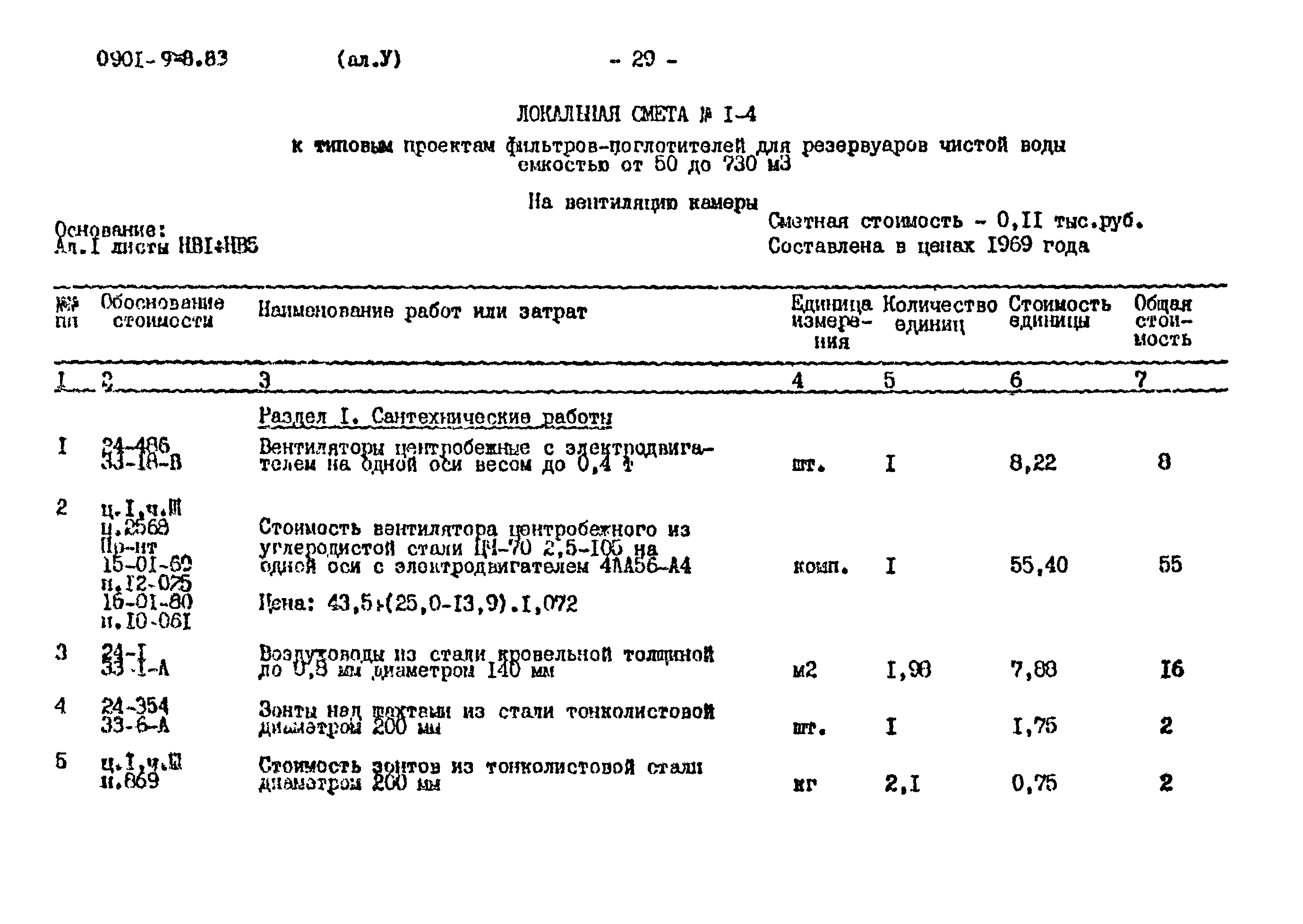 Типовой проект 0901-9-8.83