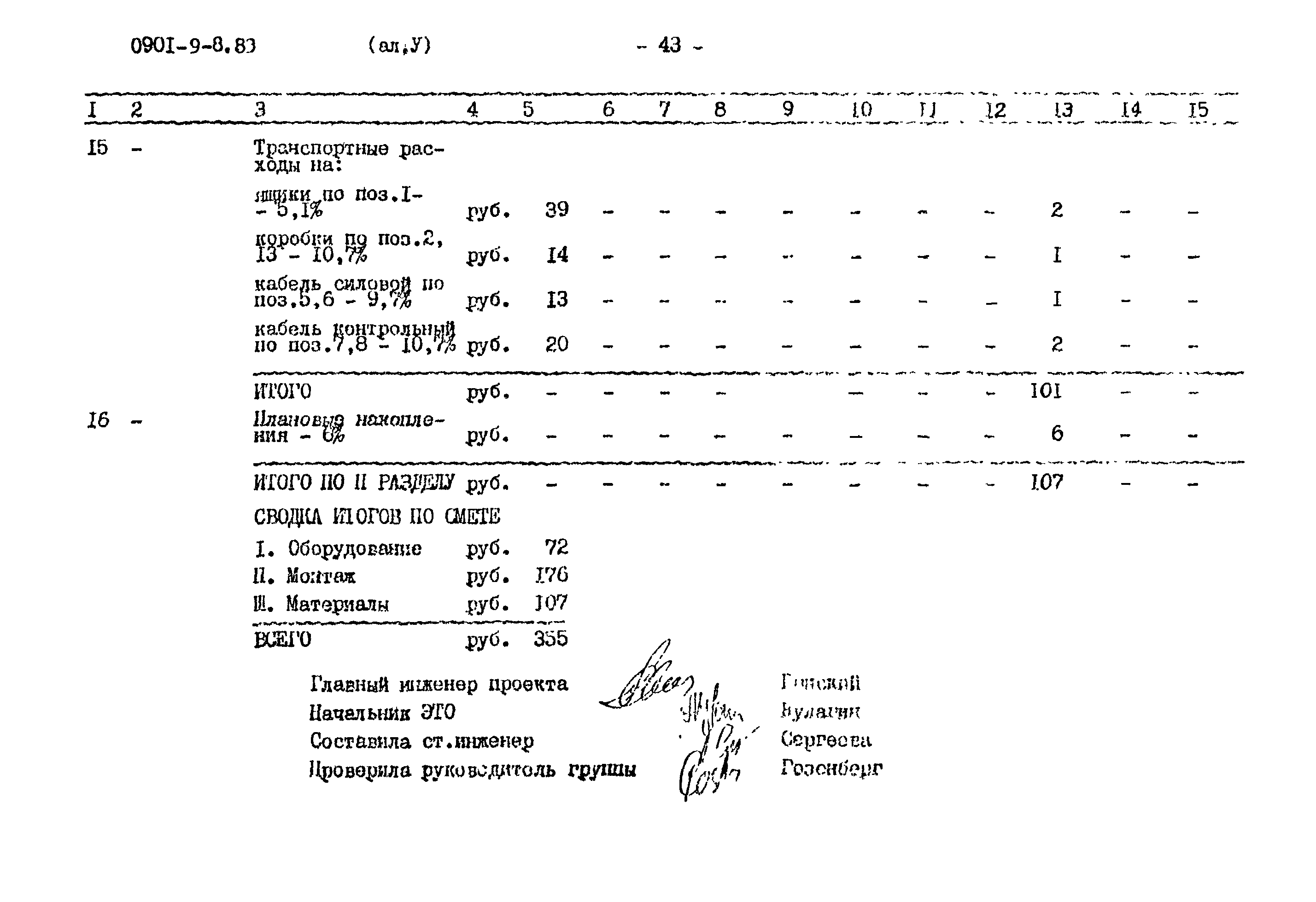 Типовой проект 0901-9-8.83