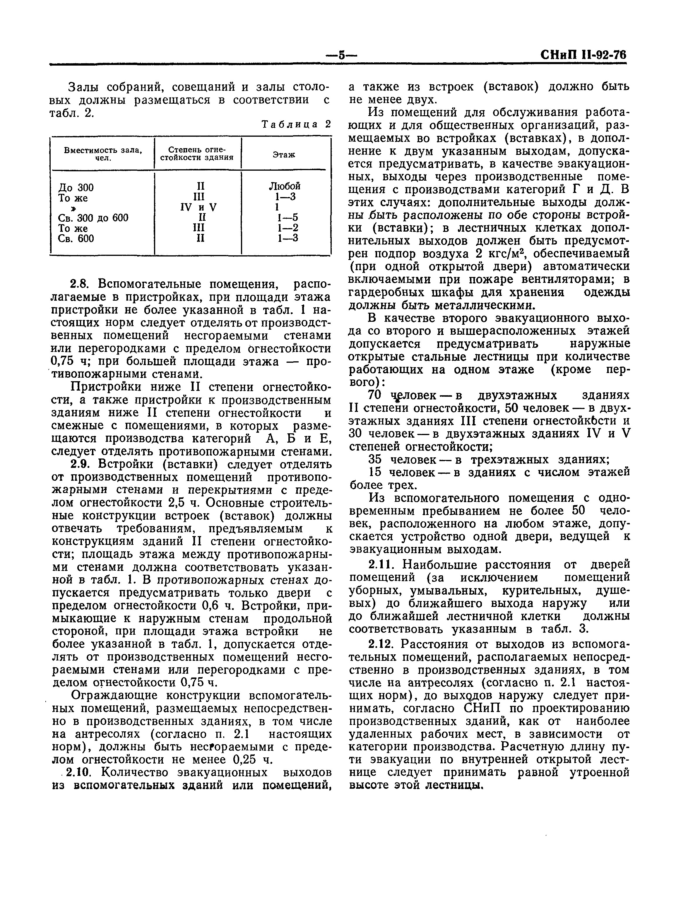 СНиП II-92-76