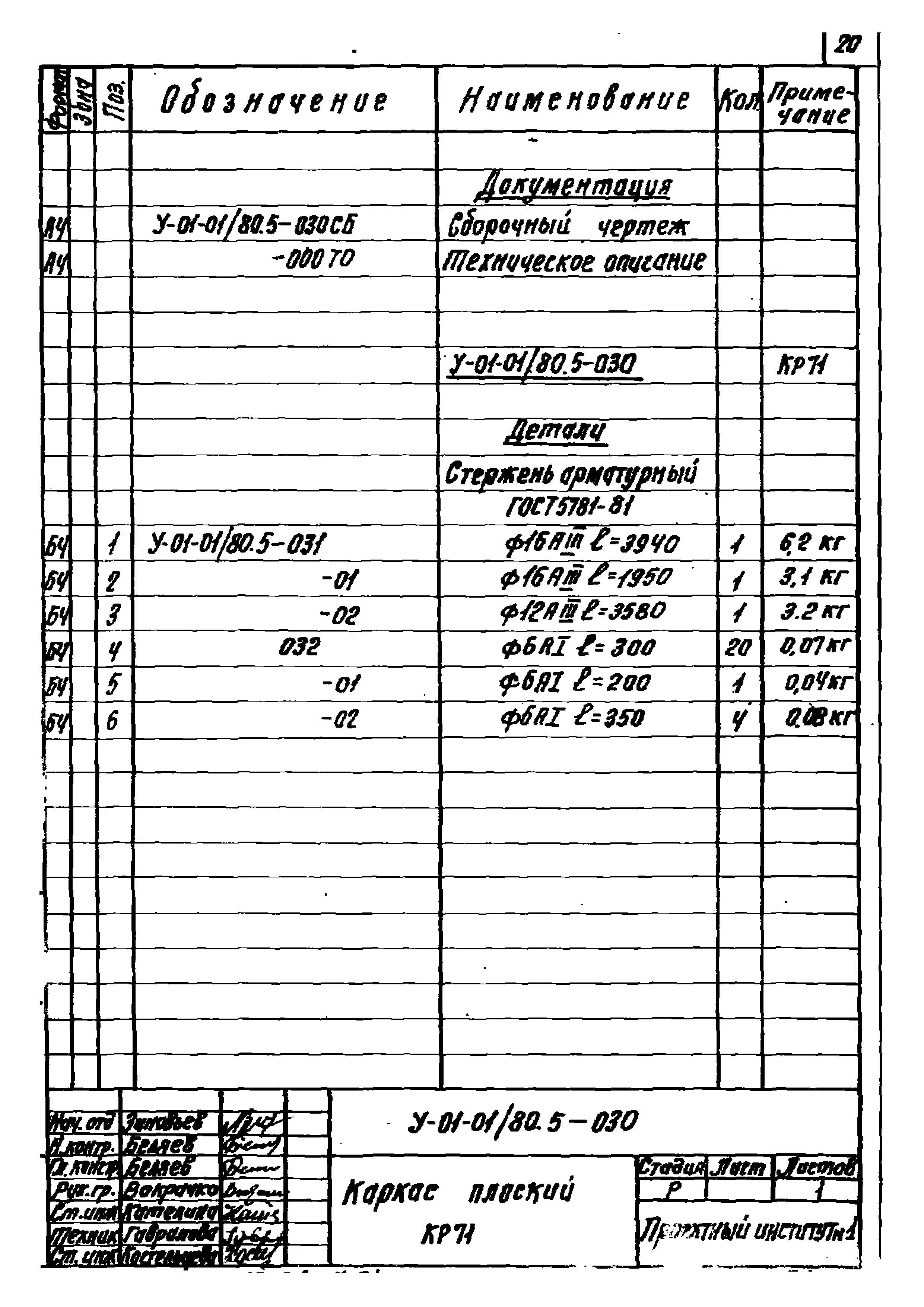 Серия У-01-01/80