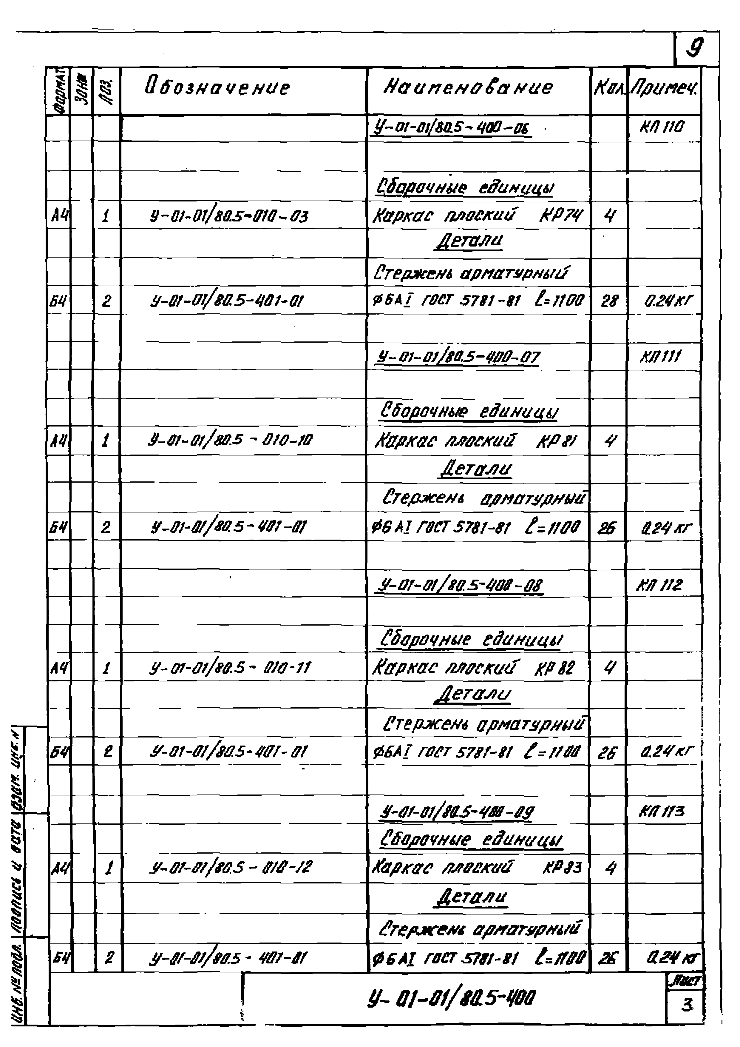 Серия У-01-01/80