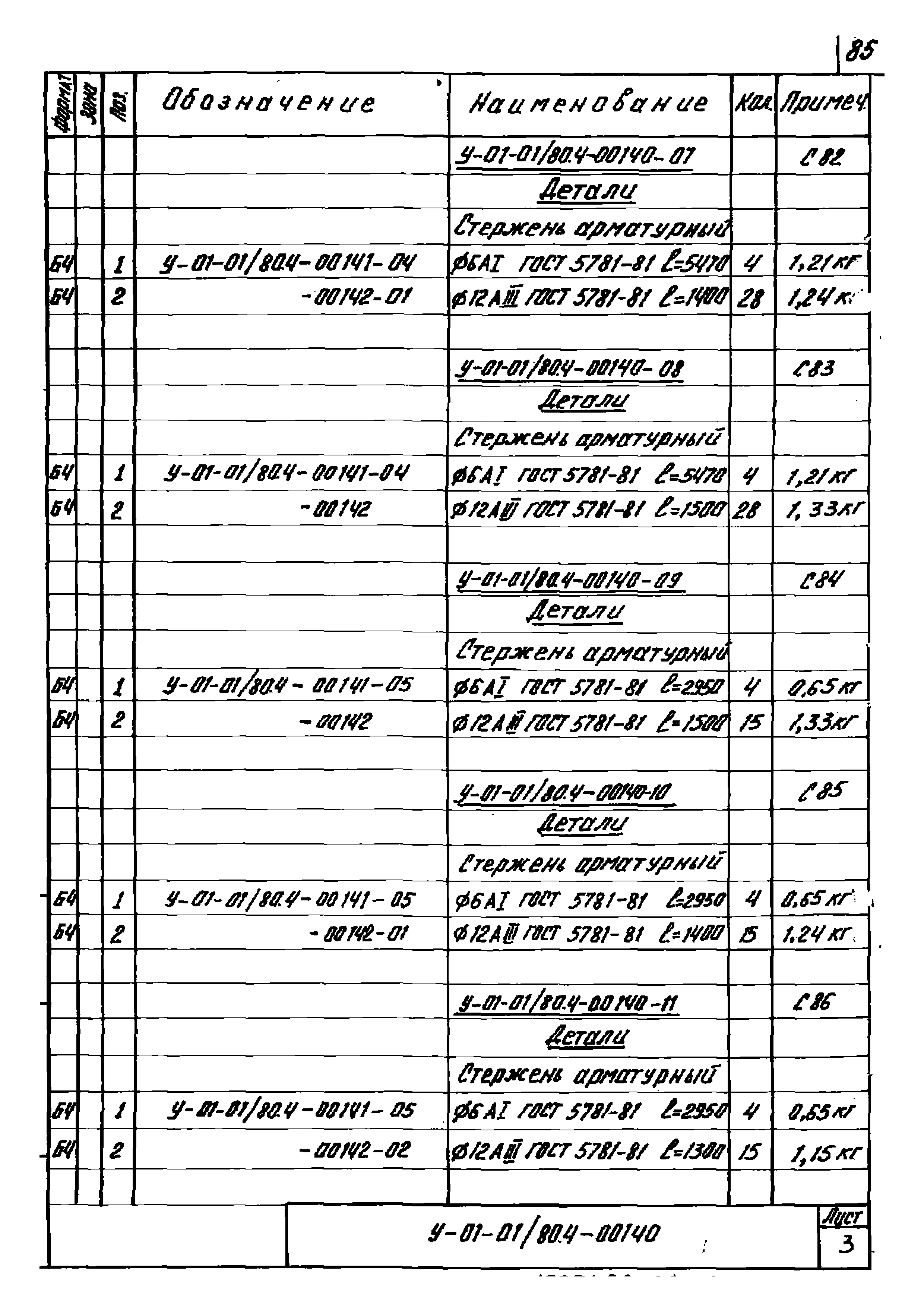 Серия У-01-01/80