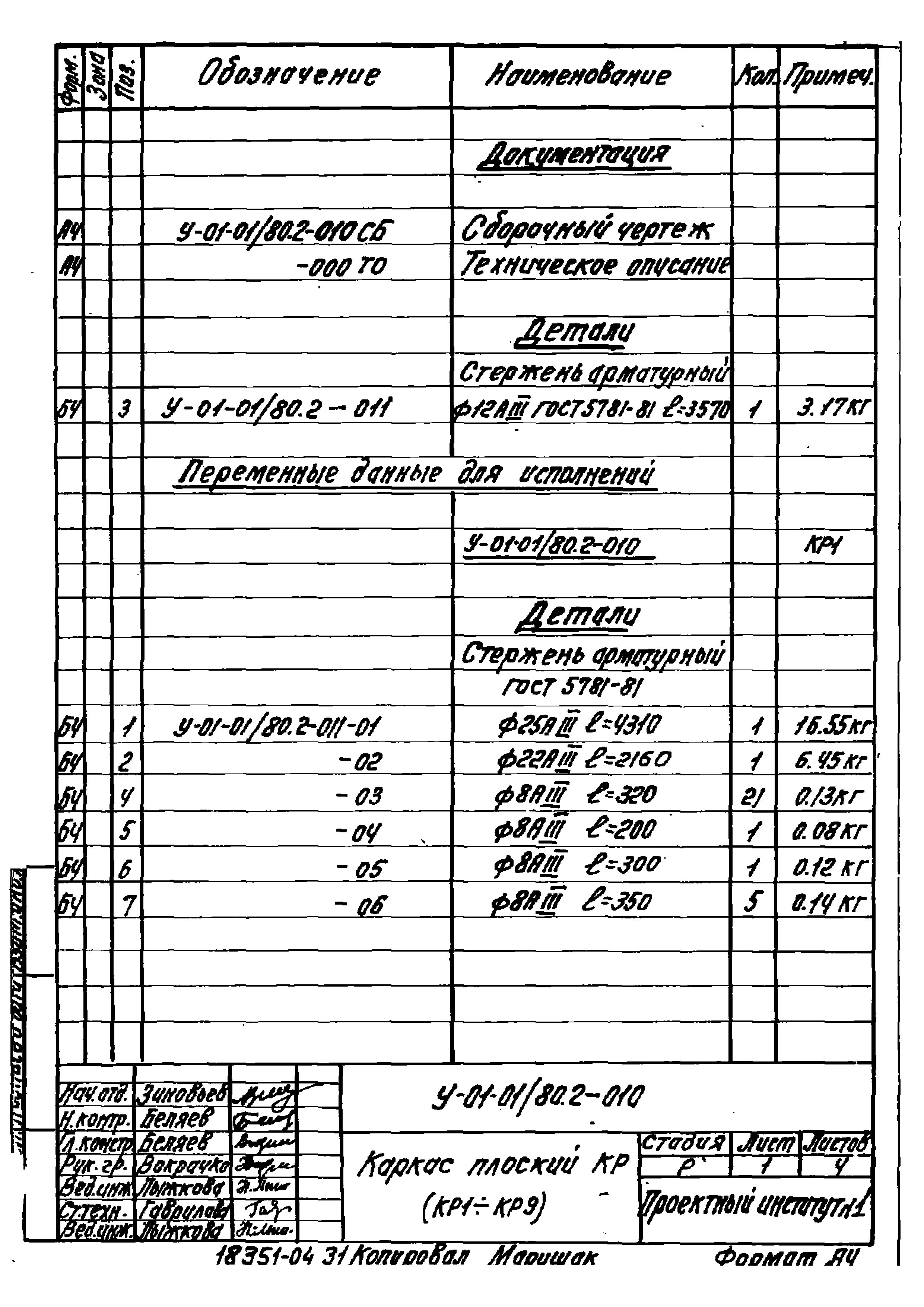 Серия У-01-01/80