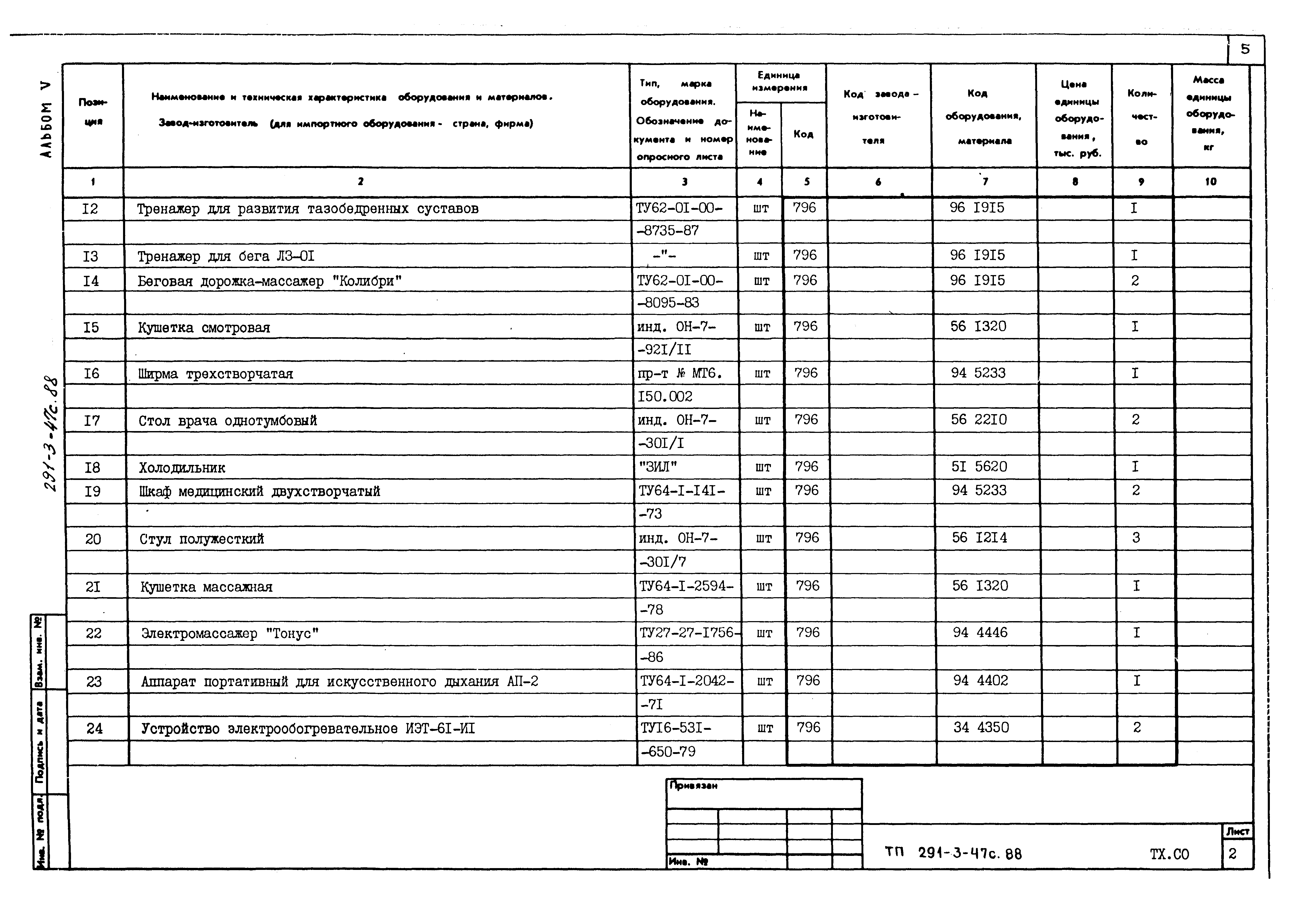 Типовой проект 291-3-47с.88