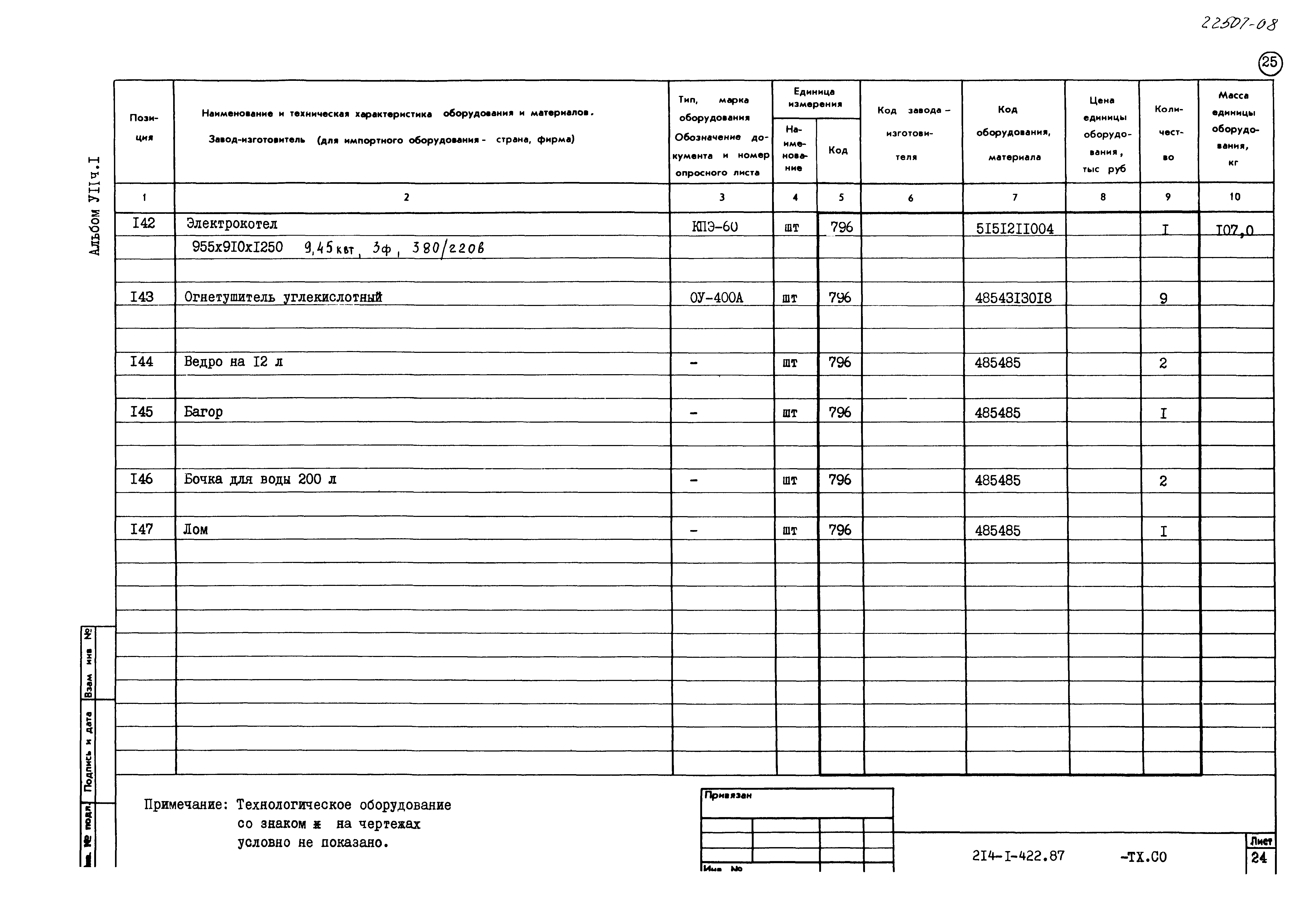 Типовой проект 214-1-422.87