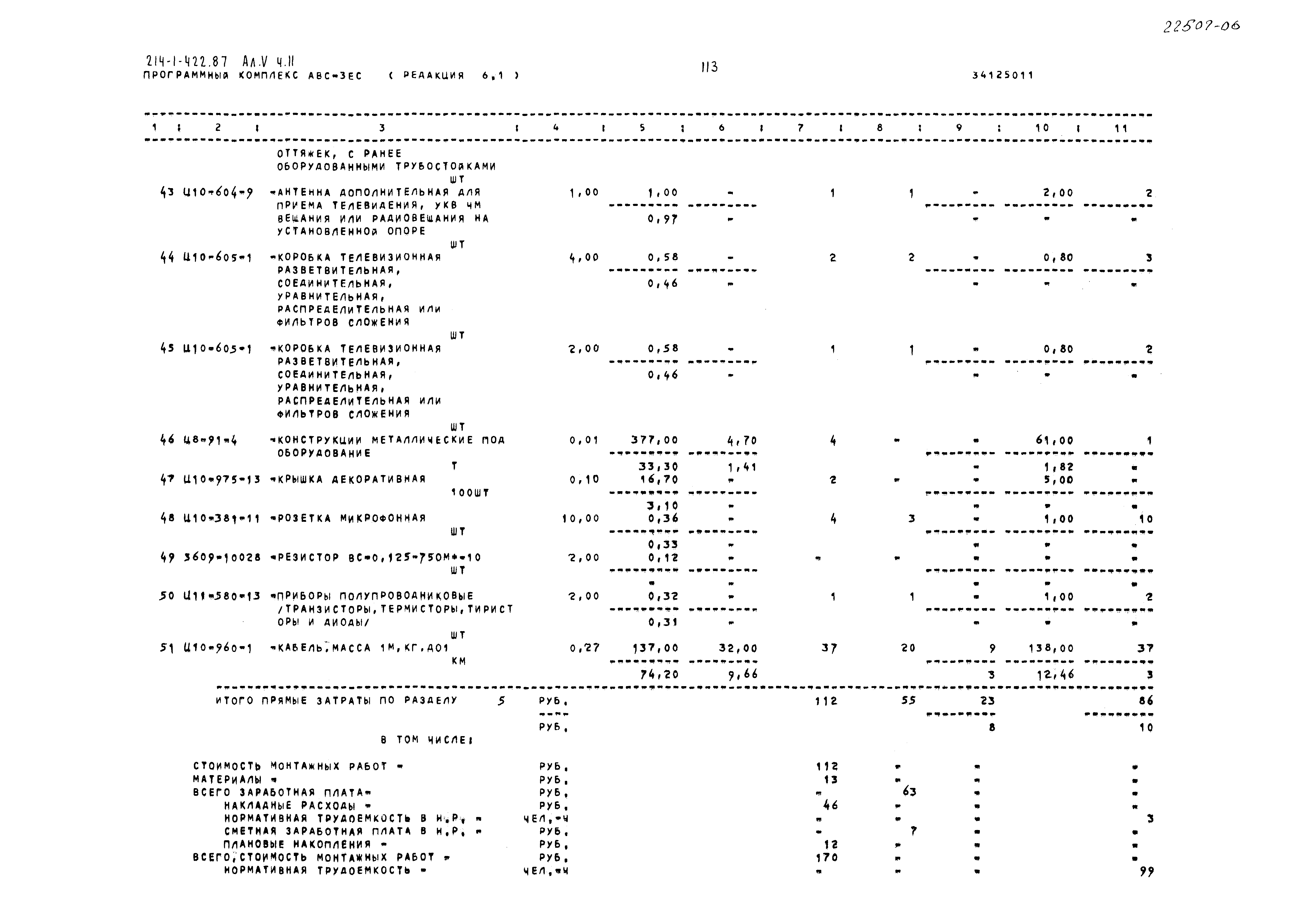 Типовой проект 214-1-422.87
