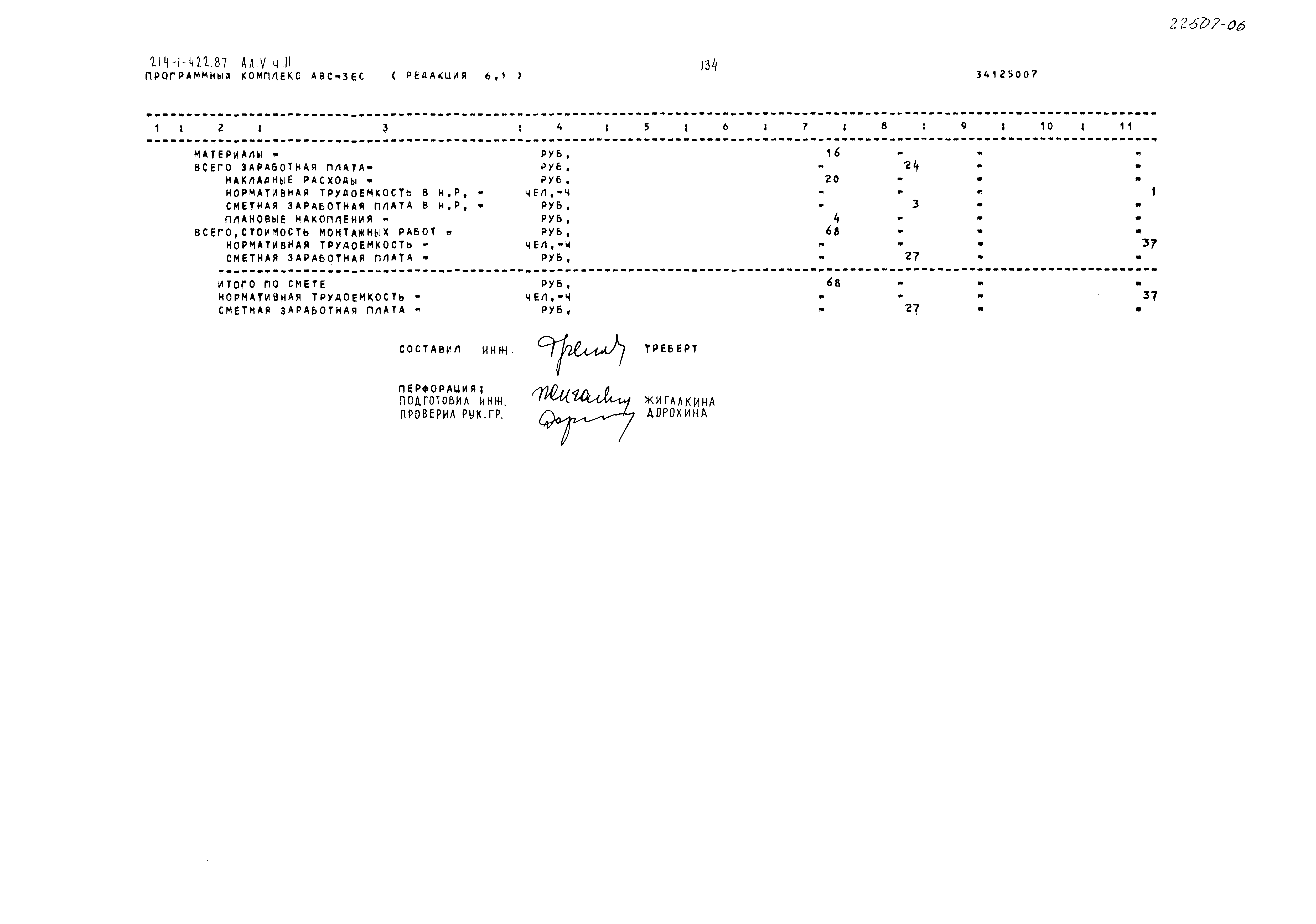 Типовой проект 214-1-422.87