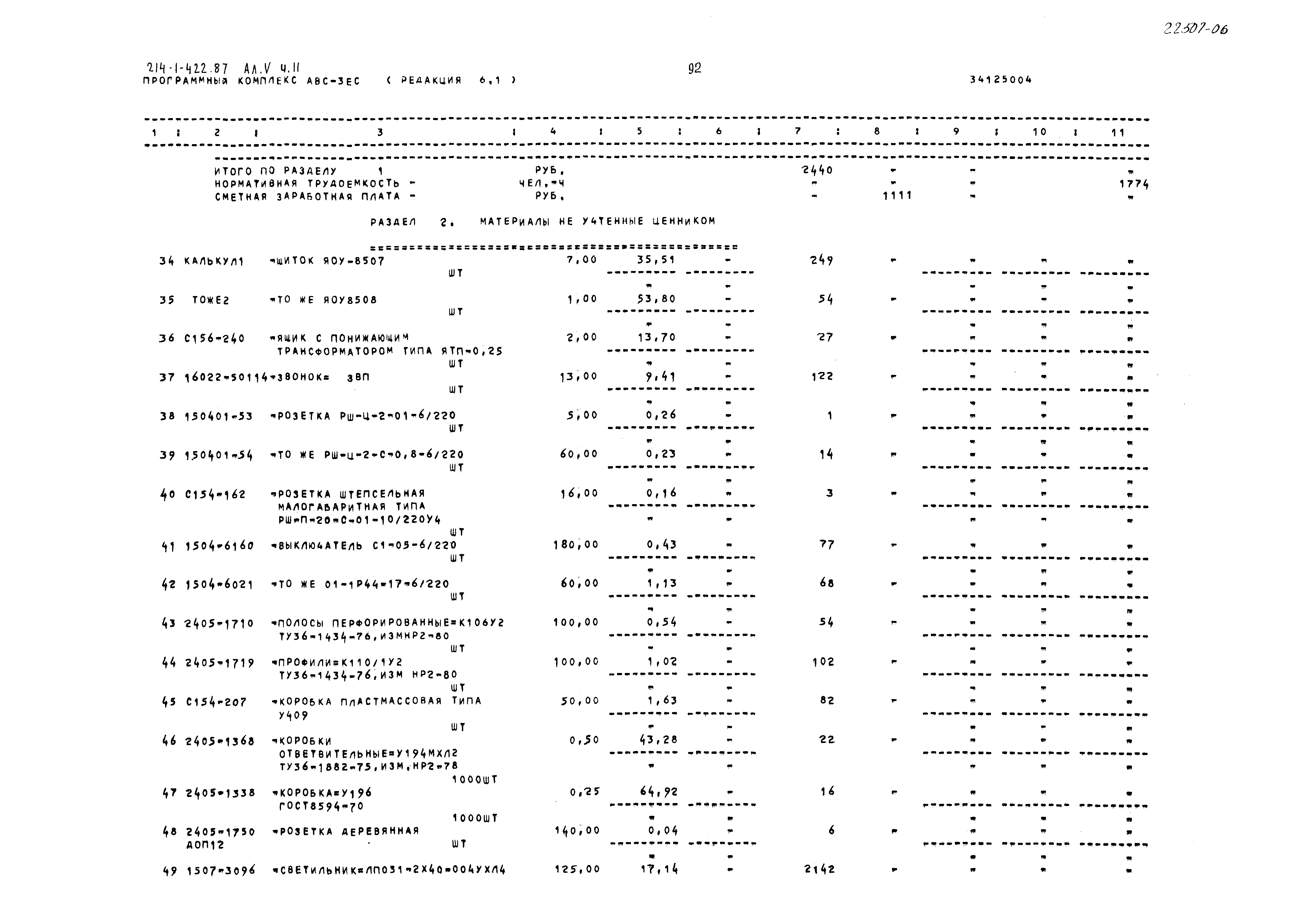 Типовой проект 214-1-422.87