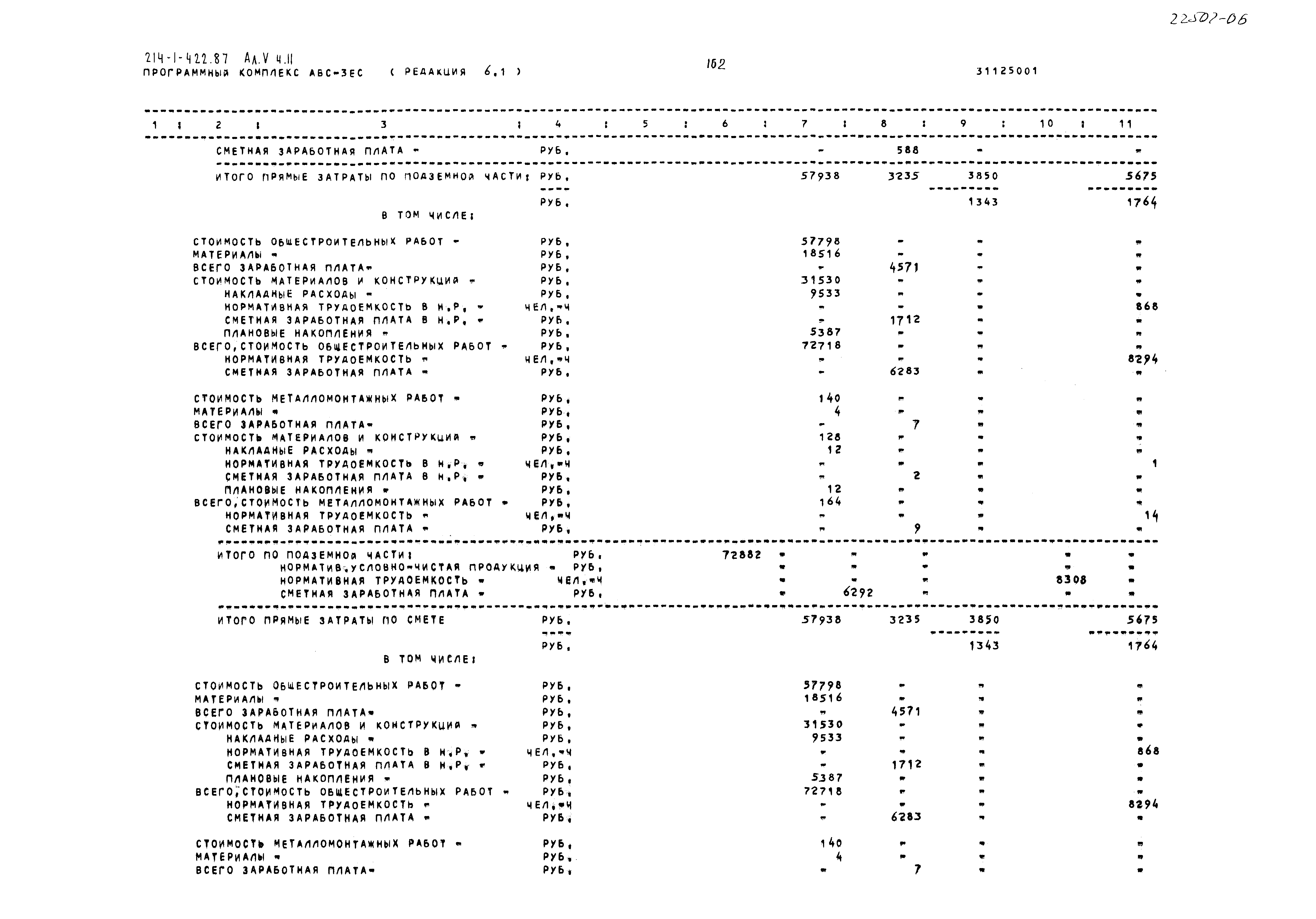 Типовой проект 214-1-422.87