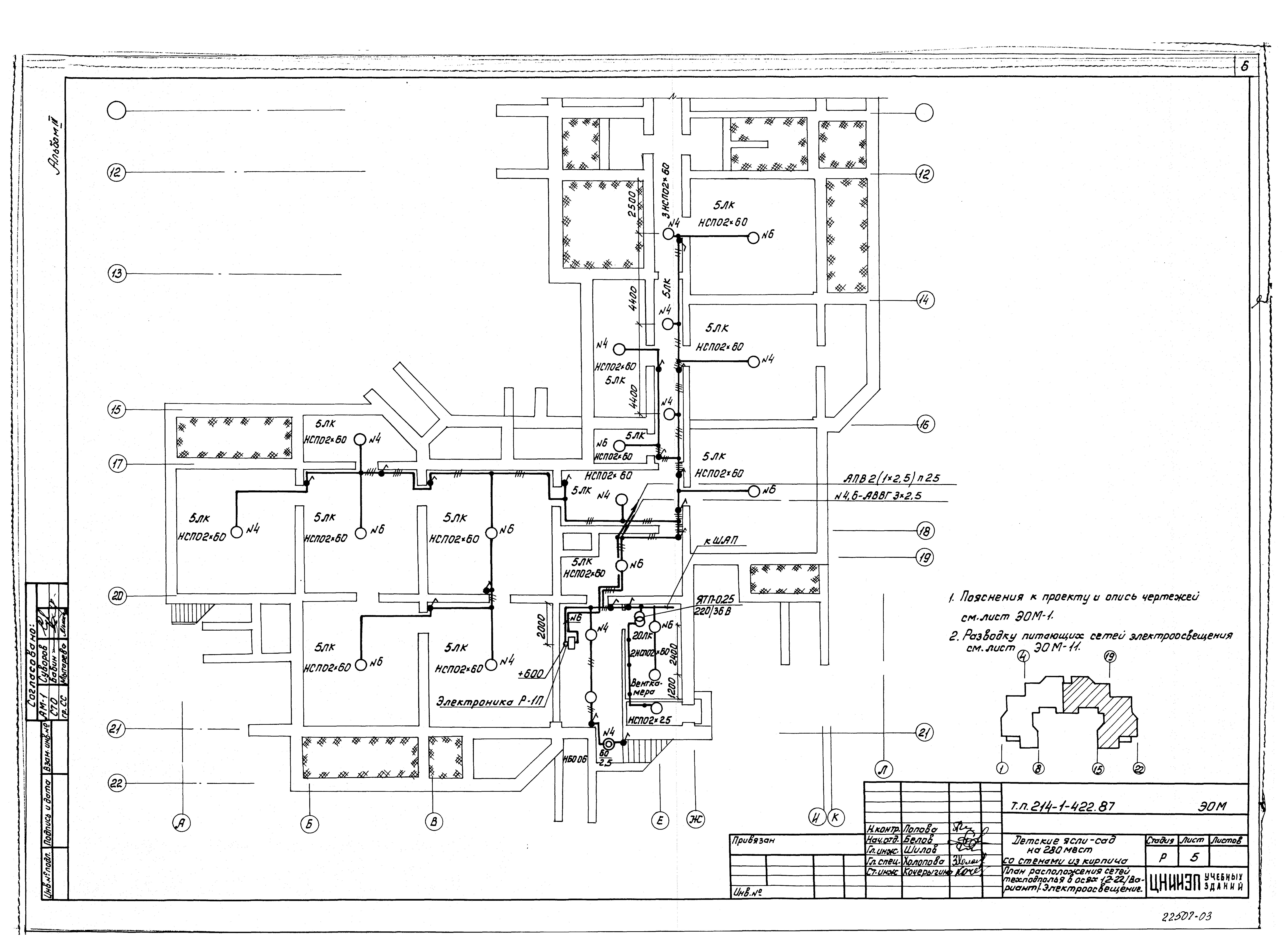 Типовой проект 214-1-422.87