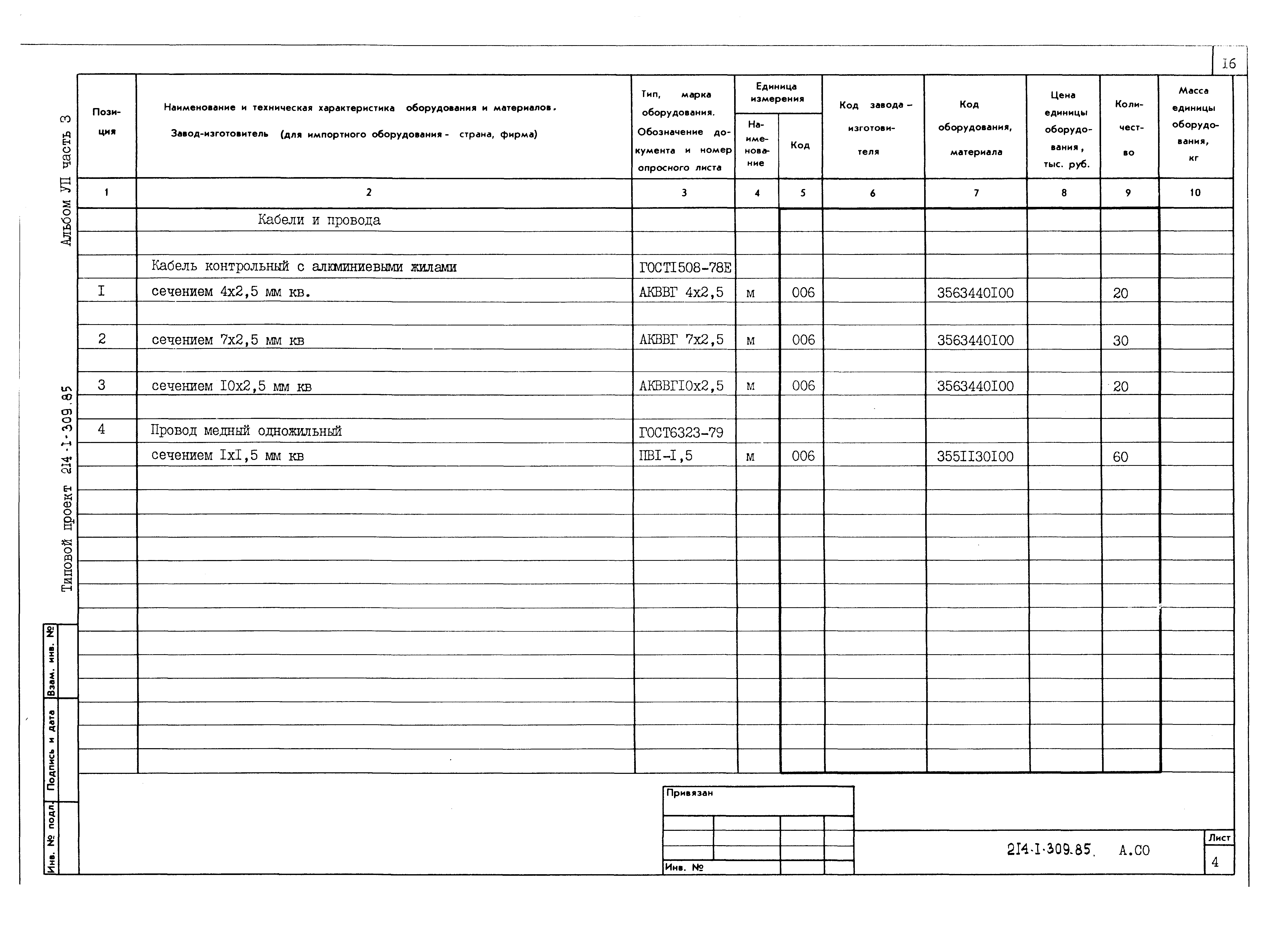 Типовой проект 214-1-309.85