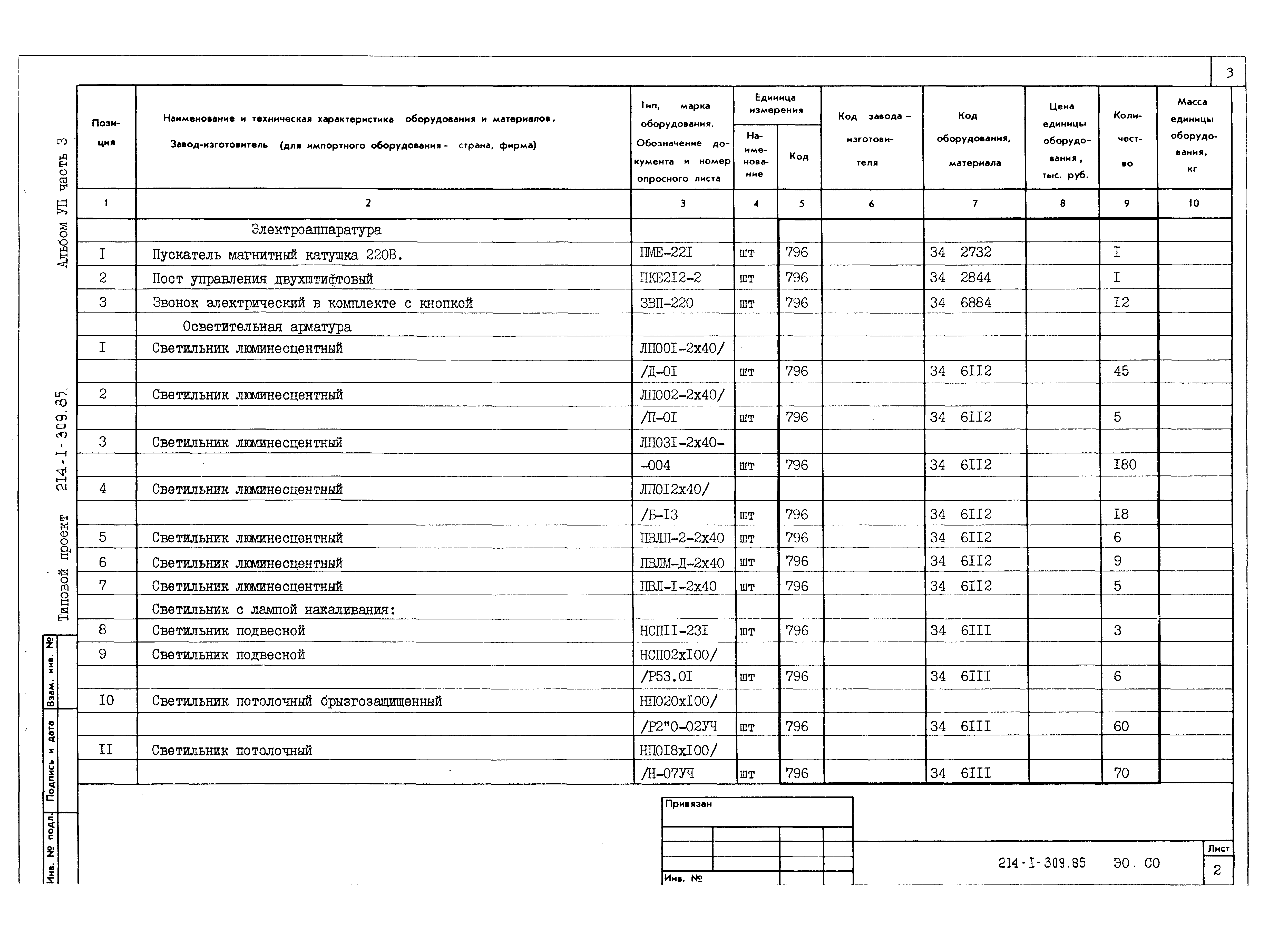 Типовой проект 214-1-309.85