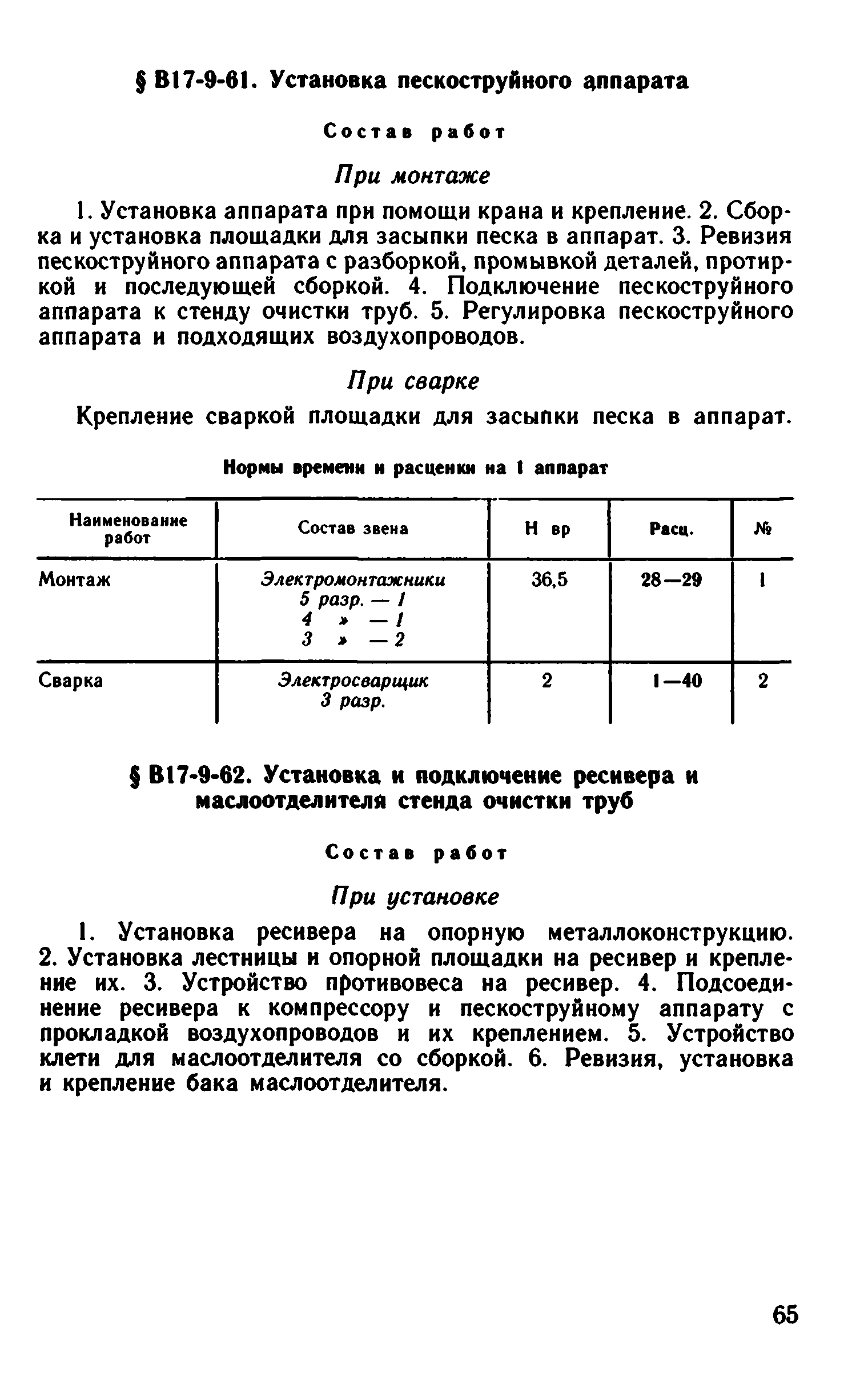 ВНиР В17-9