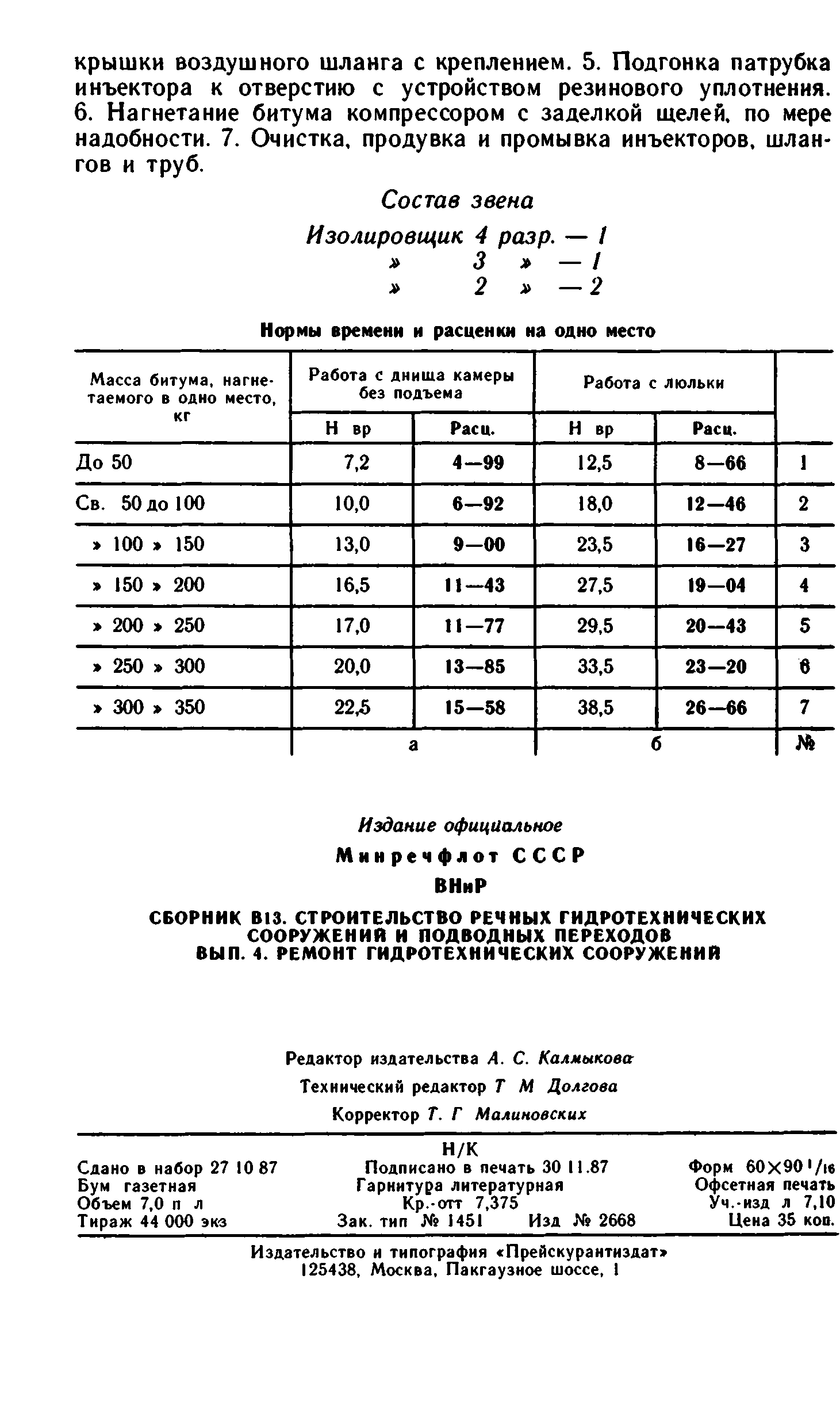 ВНиР В13-4