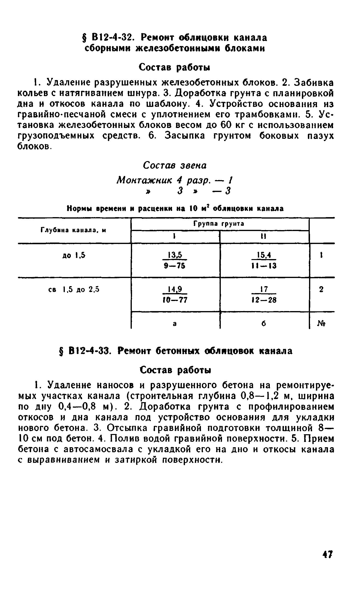 ВНиР В12-4