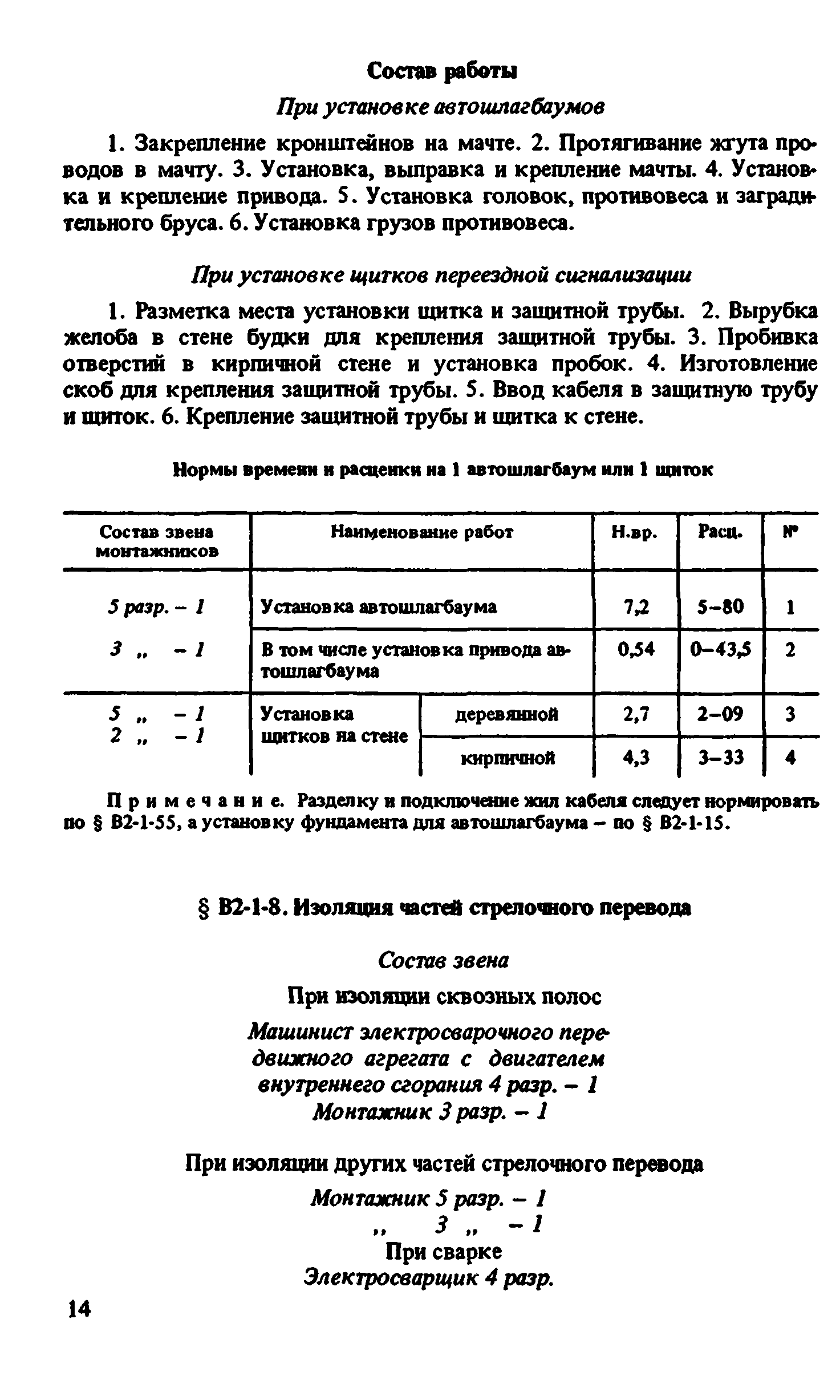 ВНиР В2-1