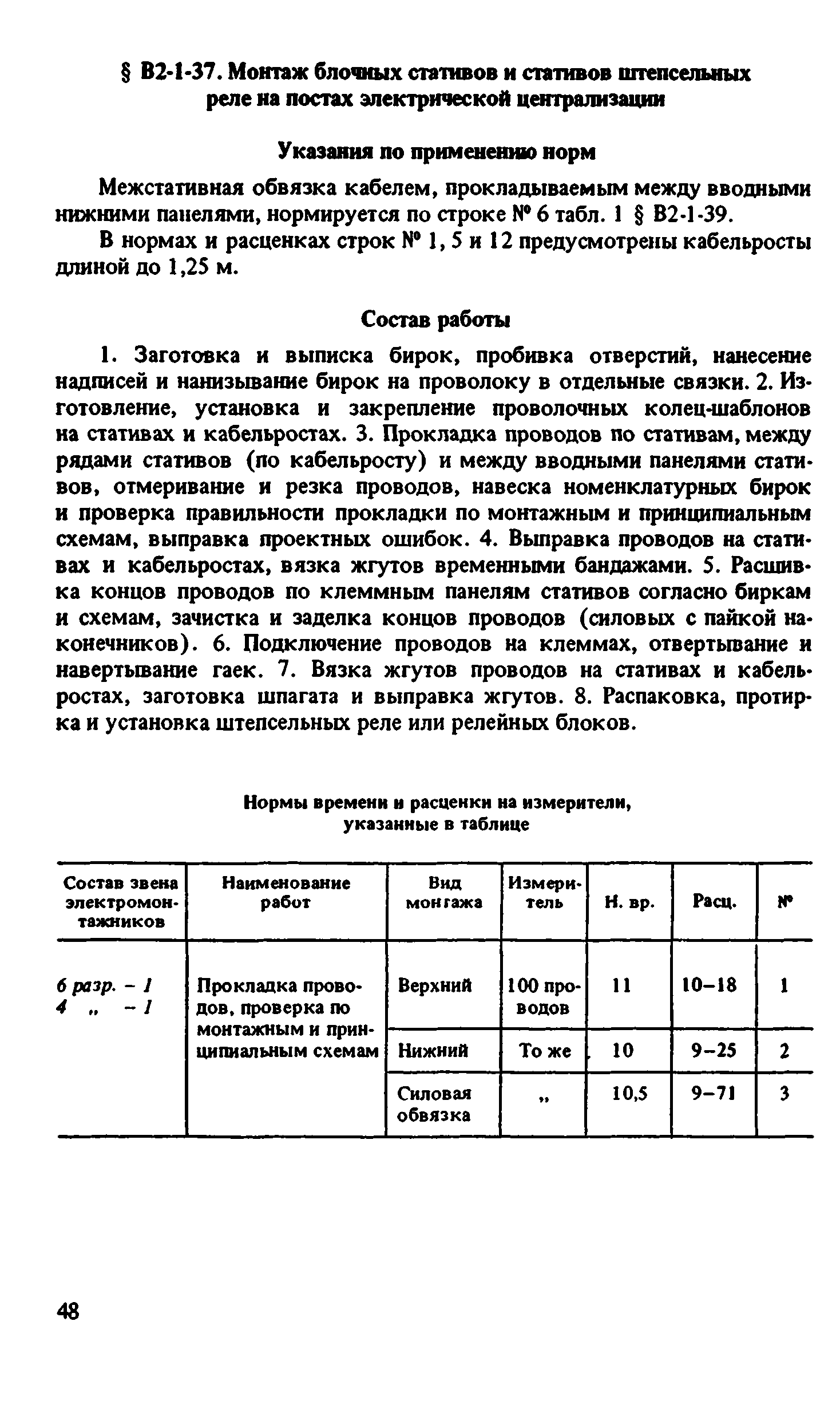 ВНиР В2-1