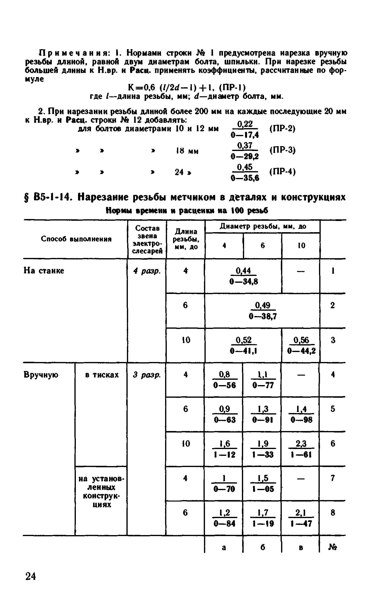 ВНиР В5-1