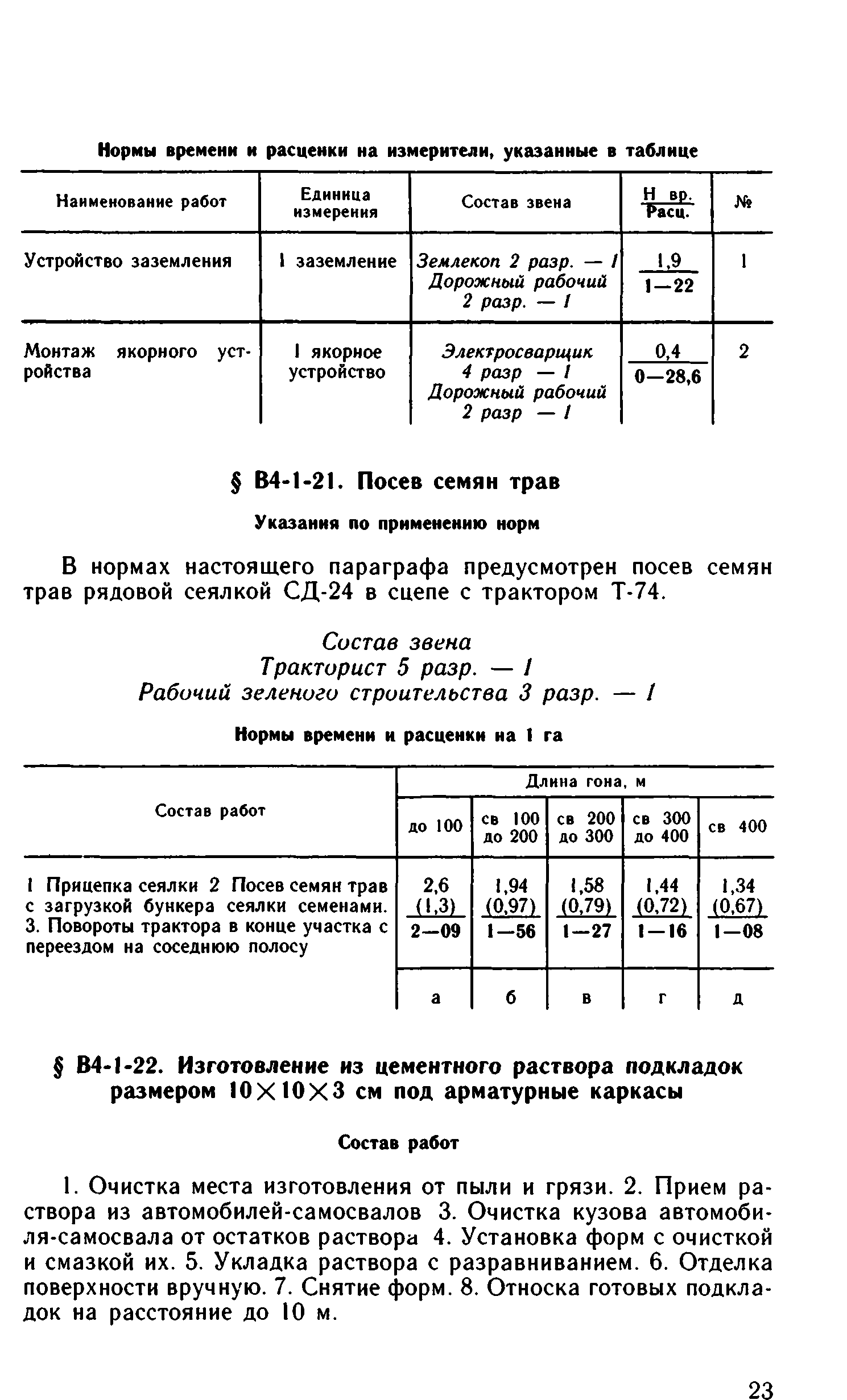 ВНиР В4-1