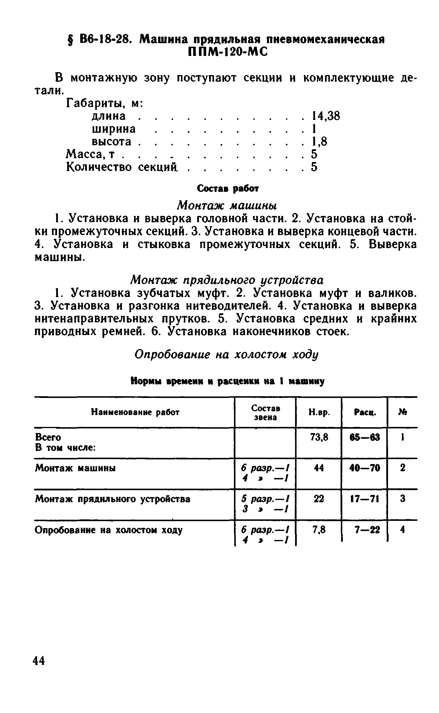 ВНиР В6-18