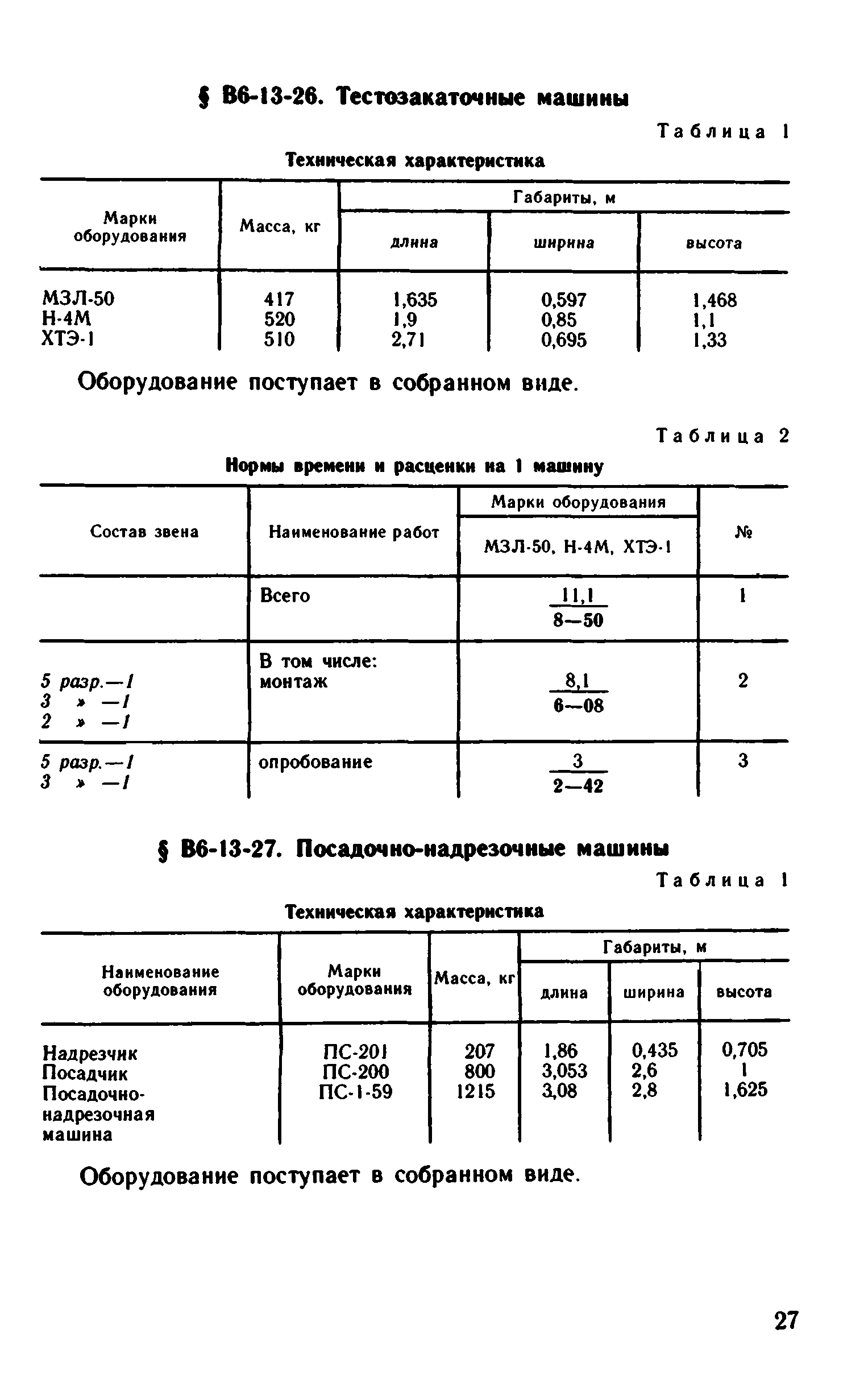 ВНиР В6-13