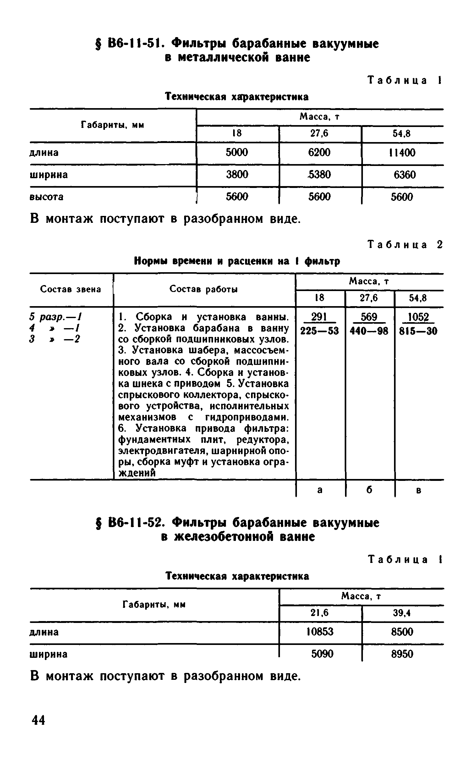 ВНиР В6-11