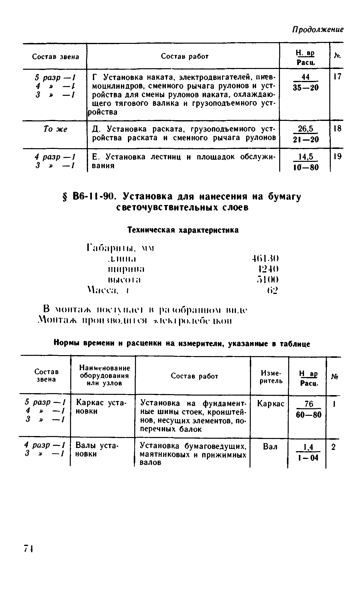 ВНиР В6-11