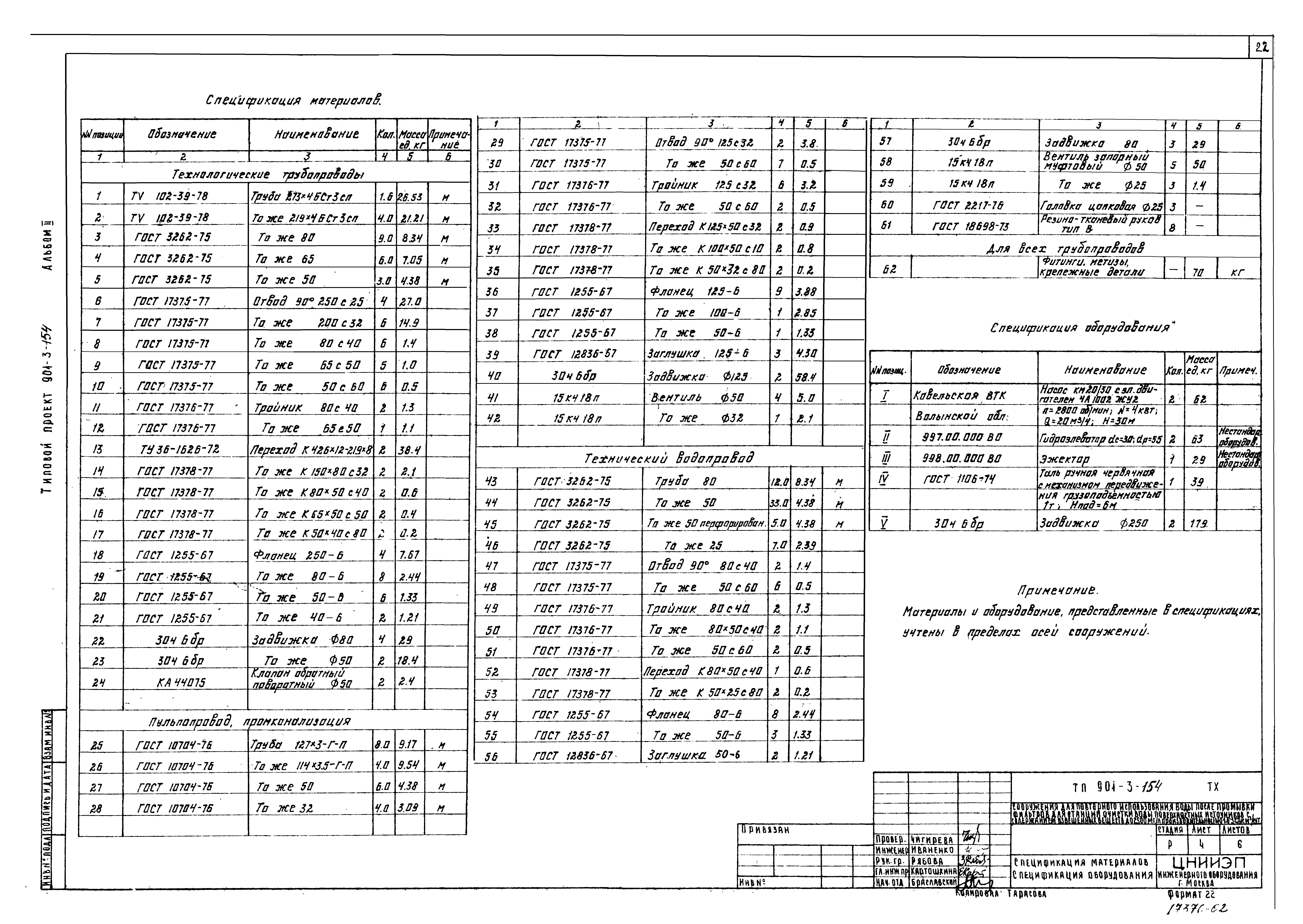 Типовой проект 901-3-154