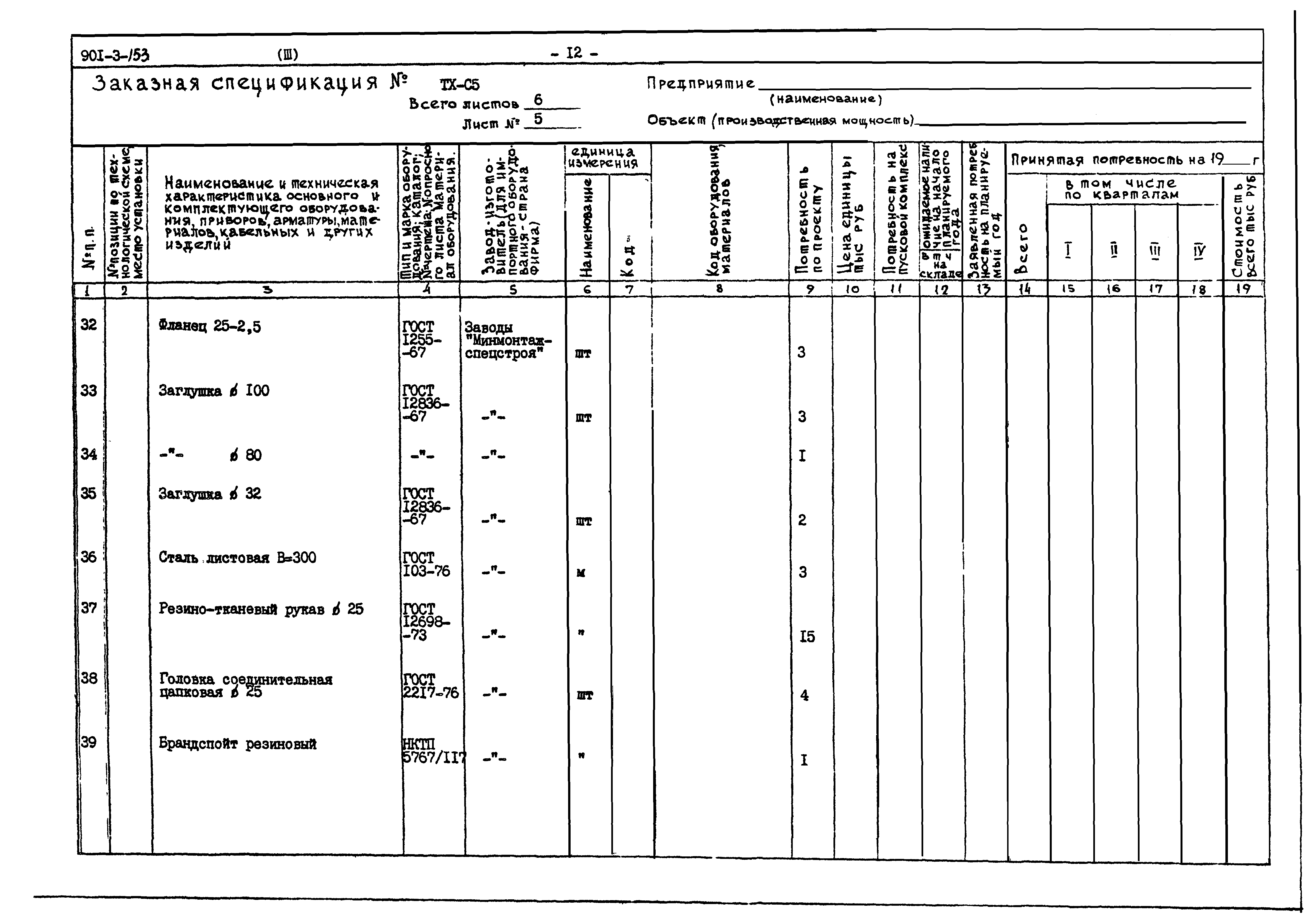 Типовой проект 901-3-153