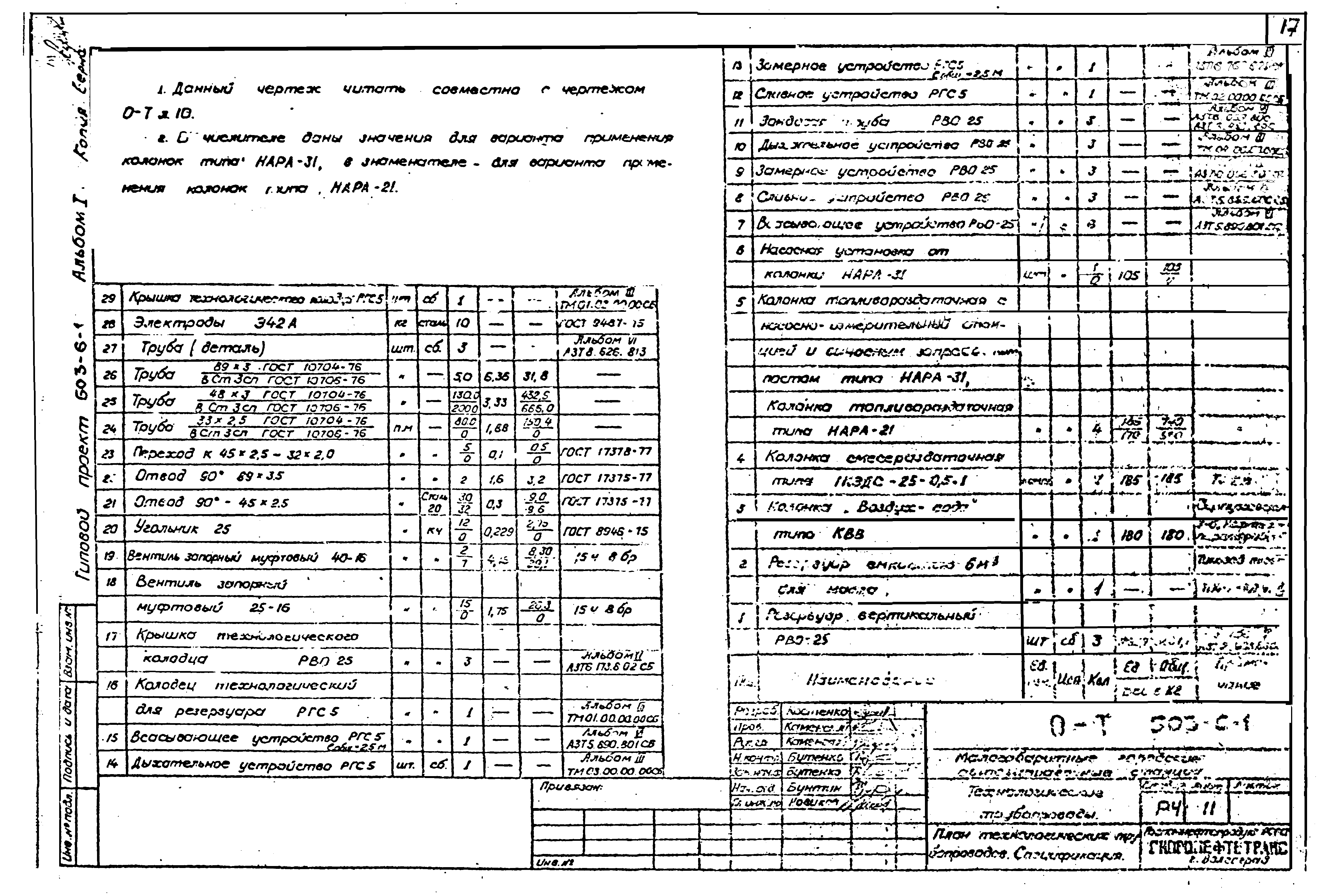 Типовой проект 503-6-1