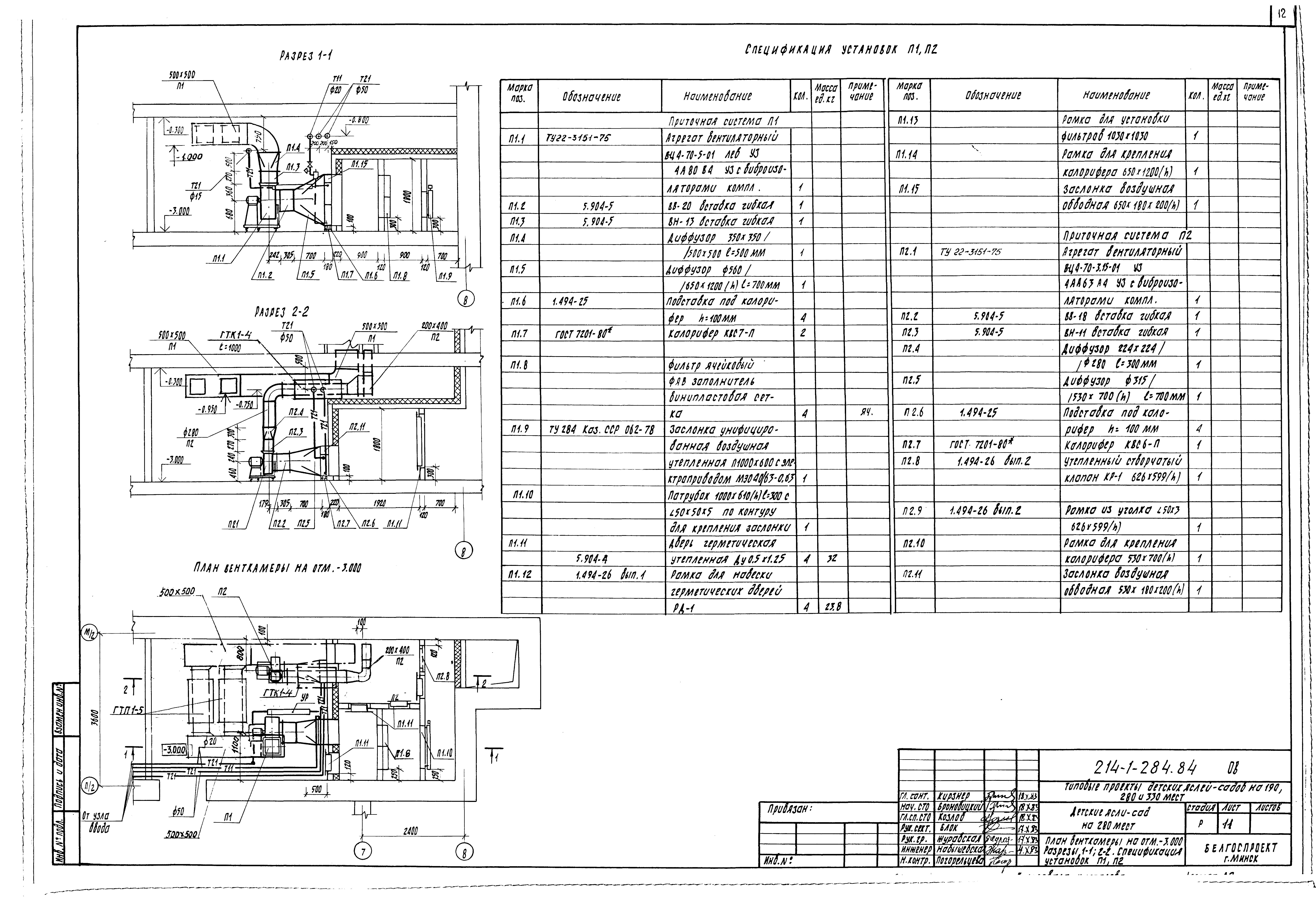 Типовой проект 214-1-284.84