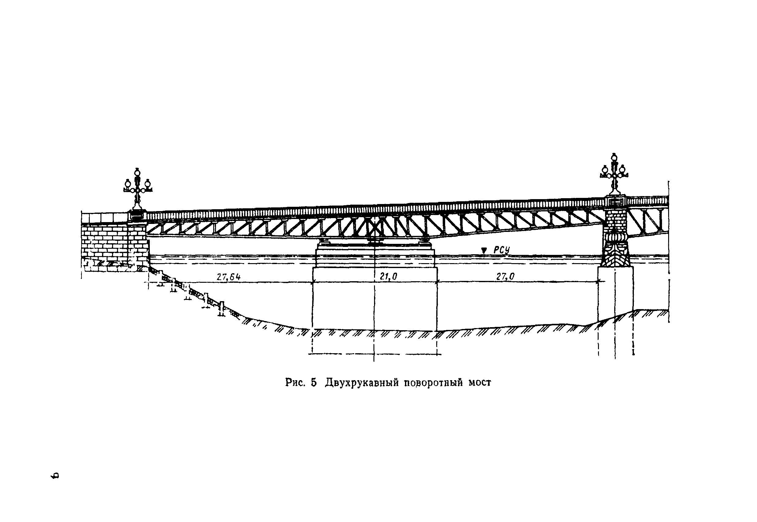 Чертеж моста