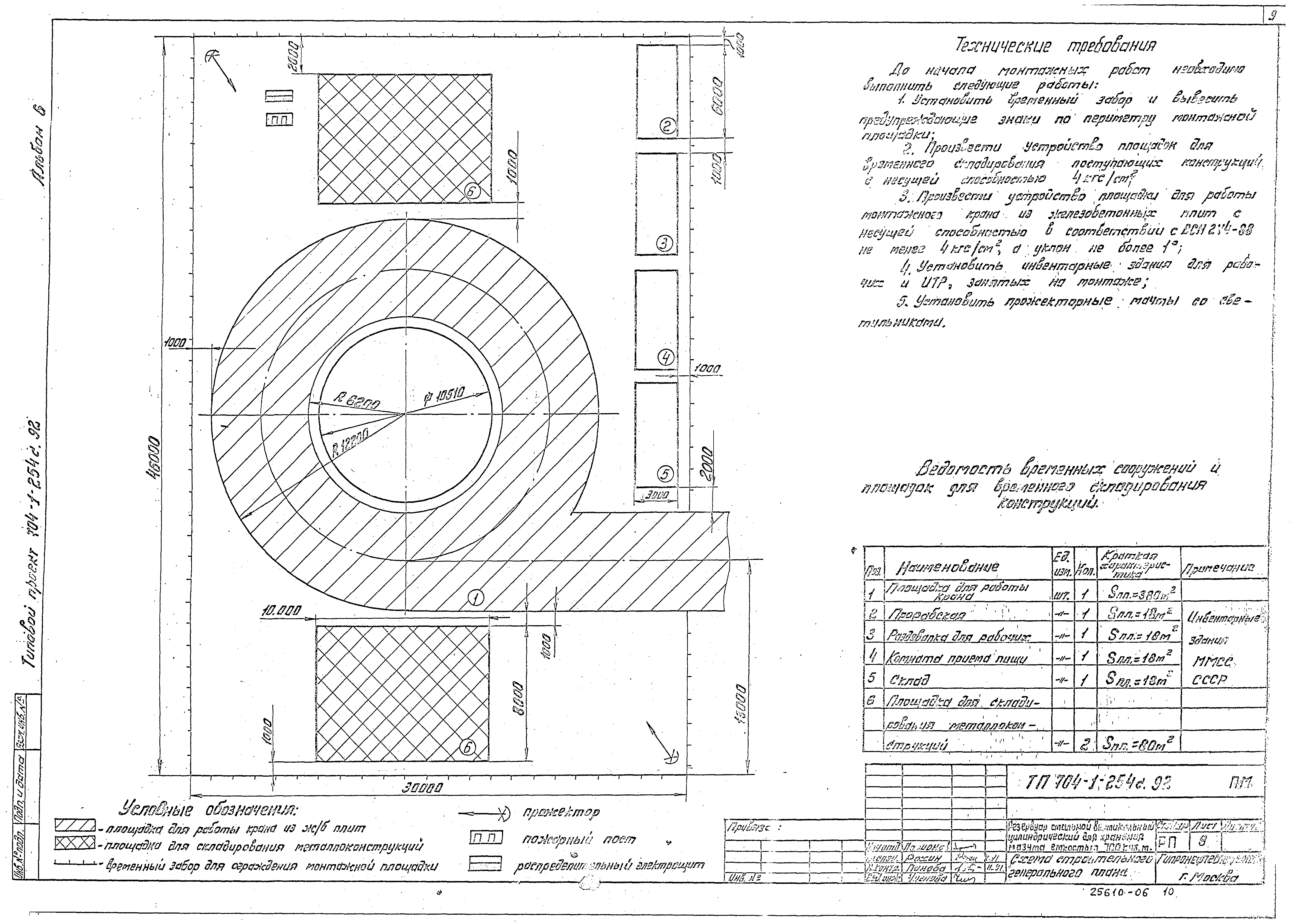 Типовой проект 704-1-254с.92