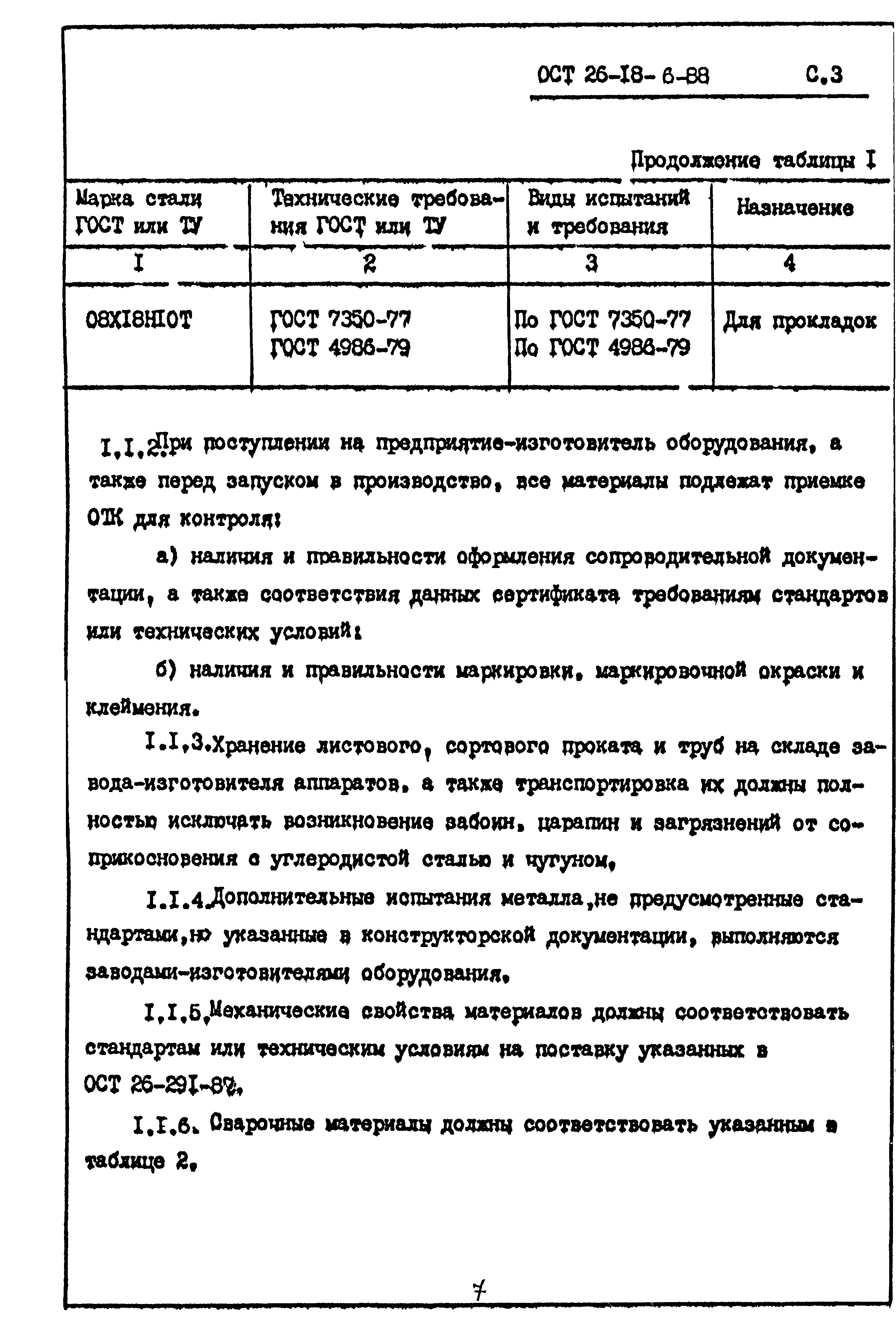 ОСТ 26-18-6-88