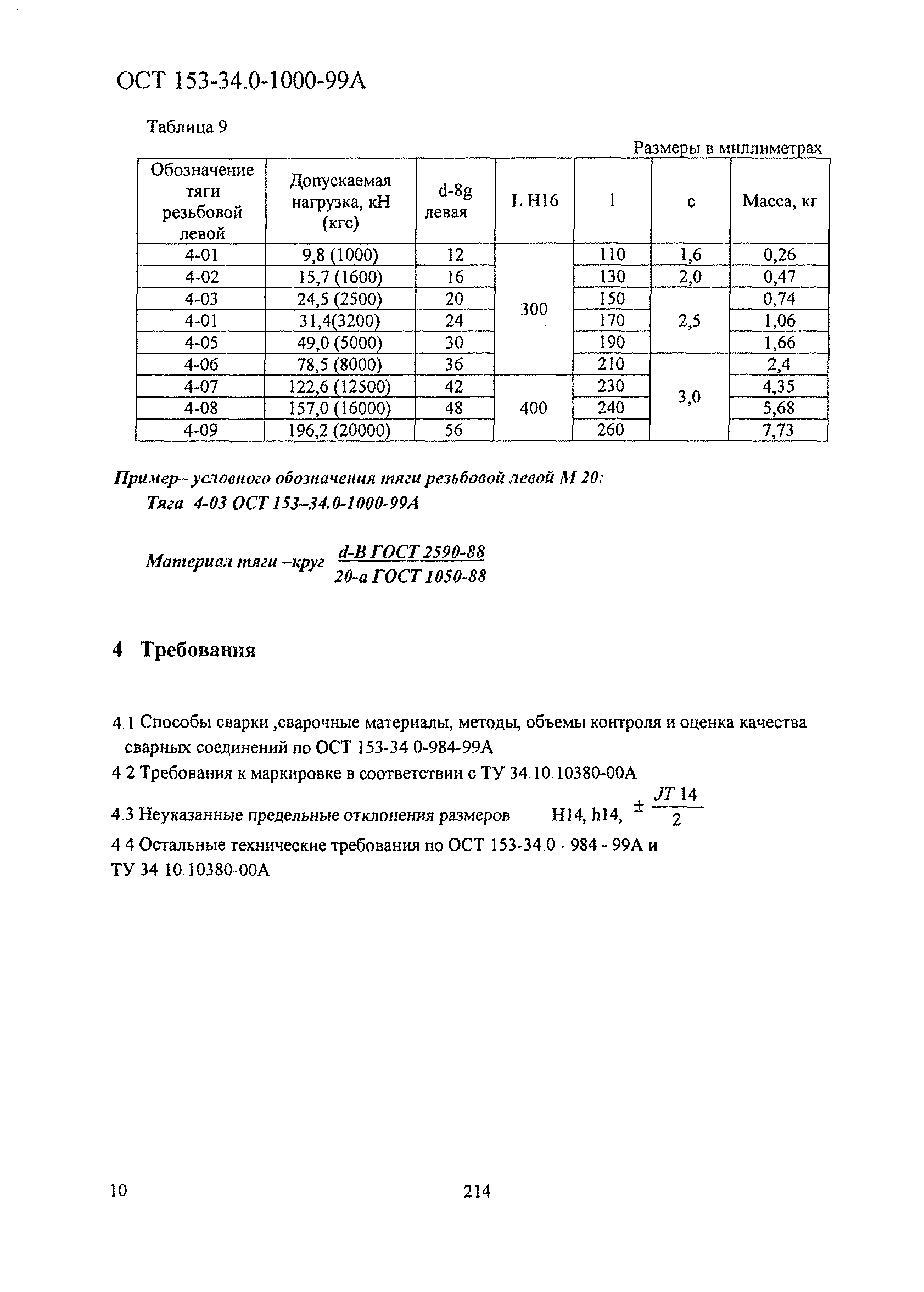 ОСТ 153-34.0-1000-99А