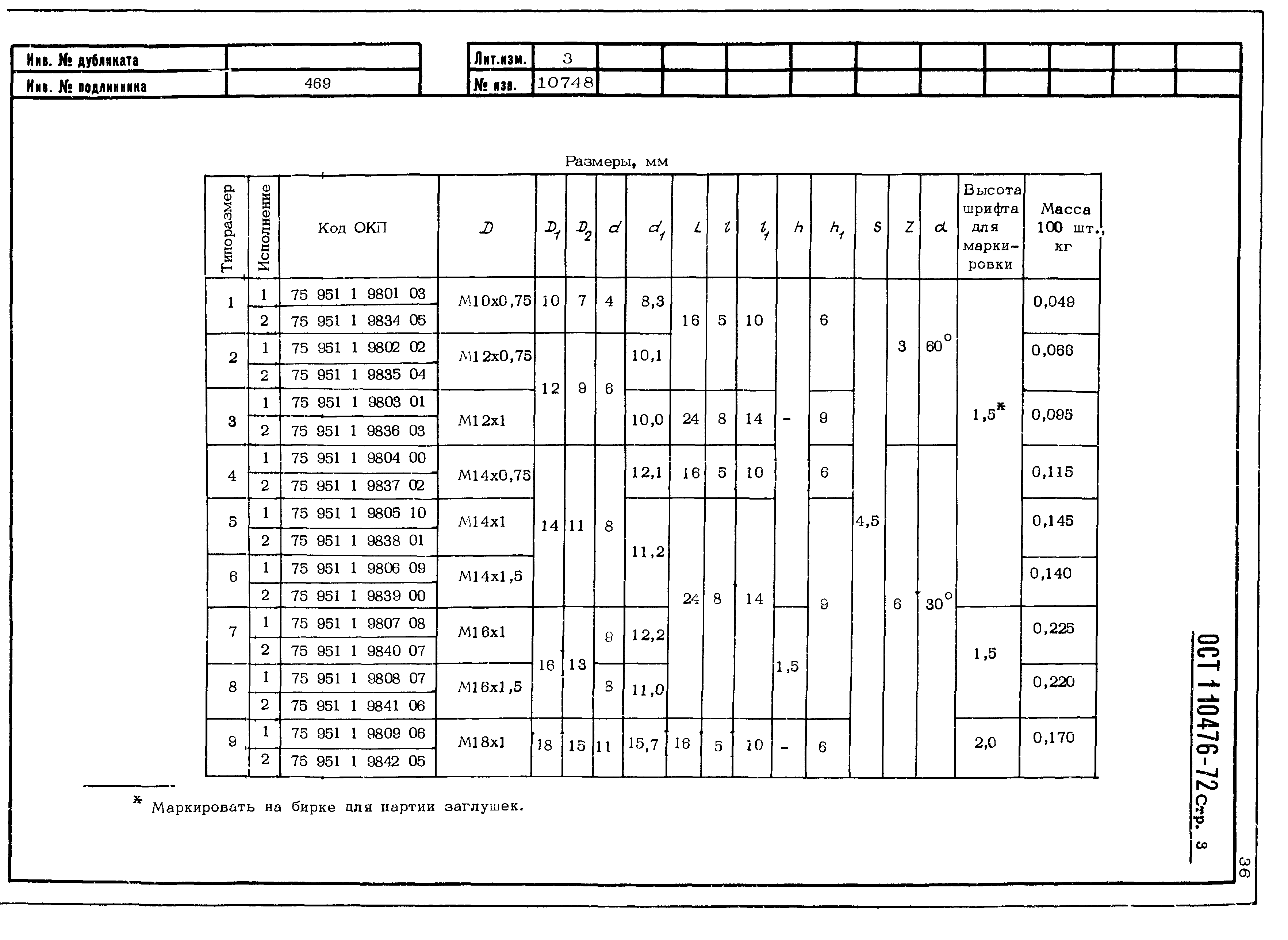 ОСТ 1 10476-72