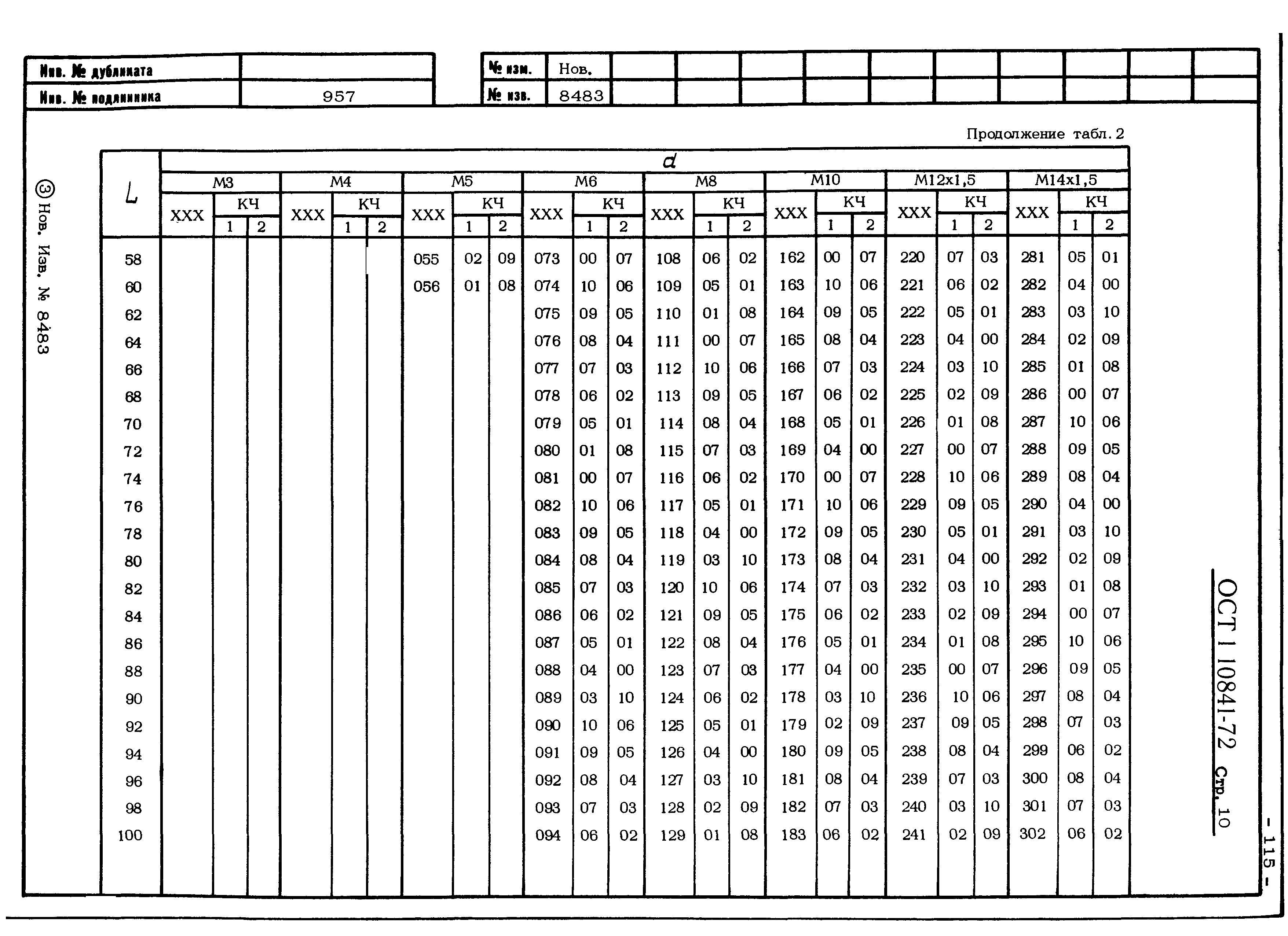 ОСТ 1 10841-72