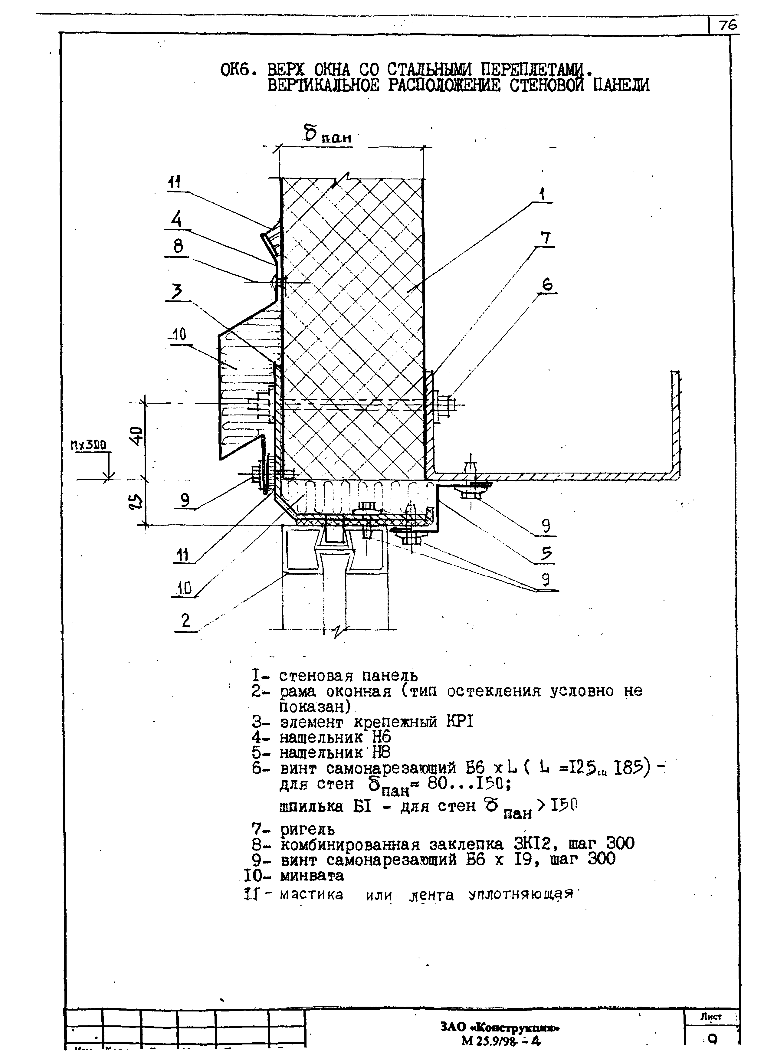 Шифр М25.9/98