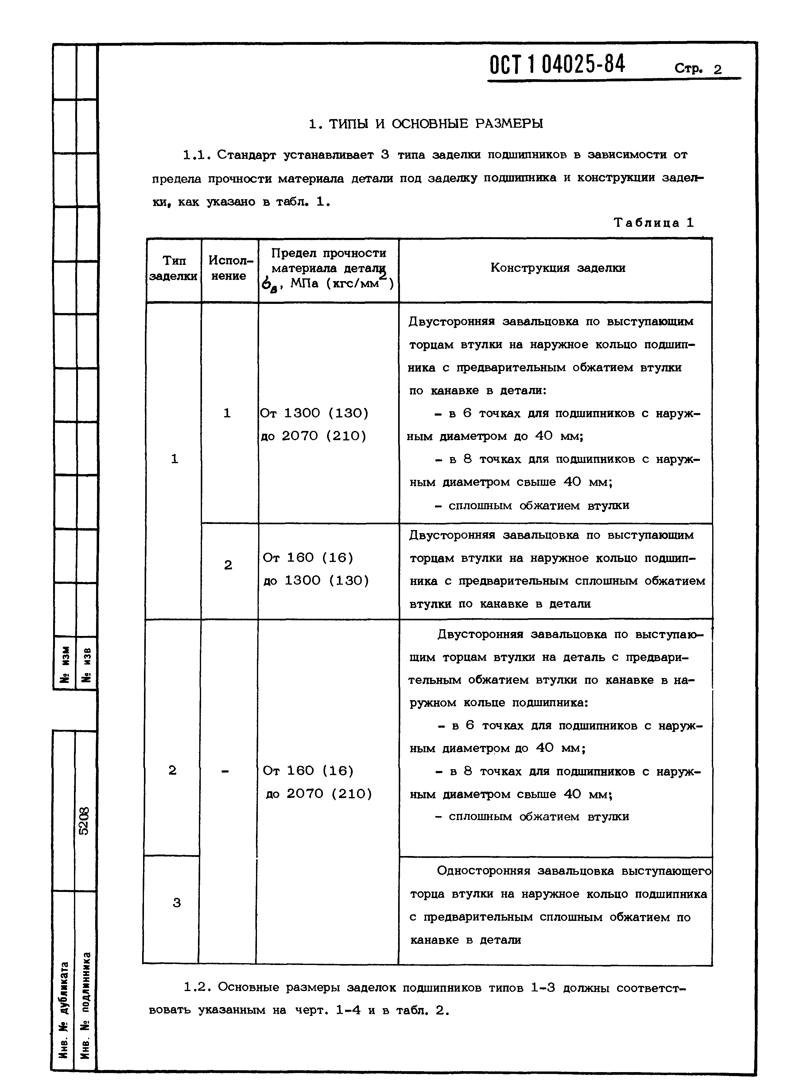 ОСТ 1 04025-84