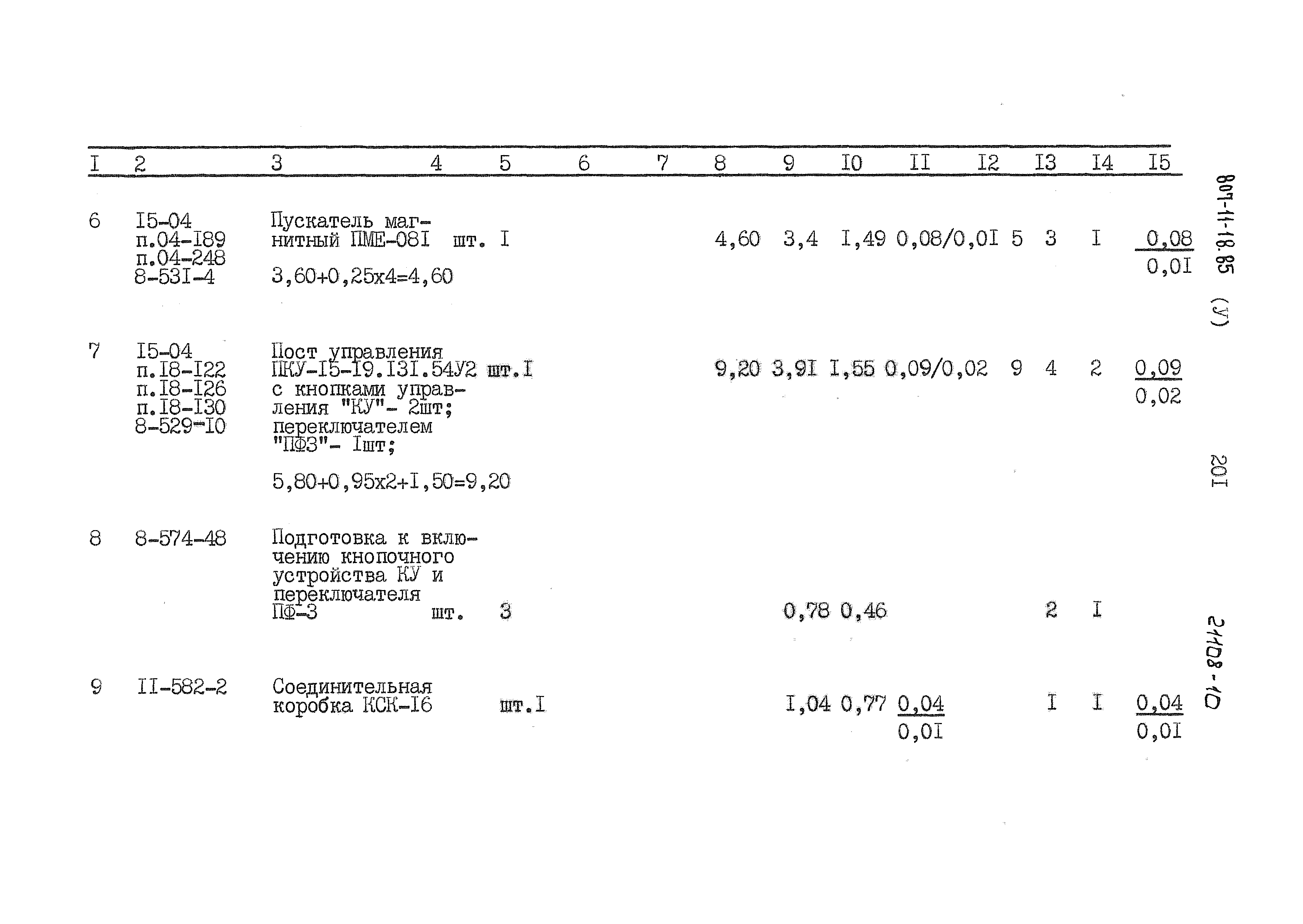 Типовой проект 807-11-18.85
