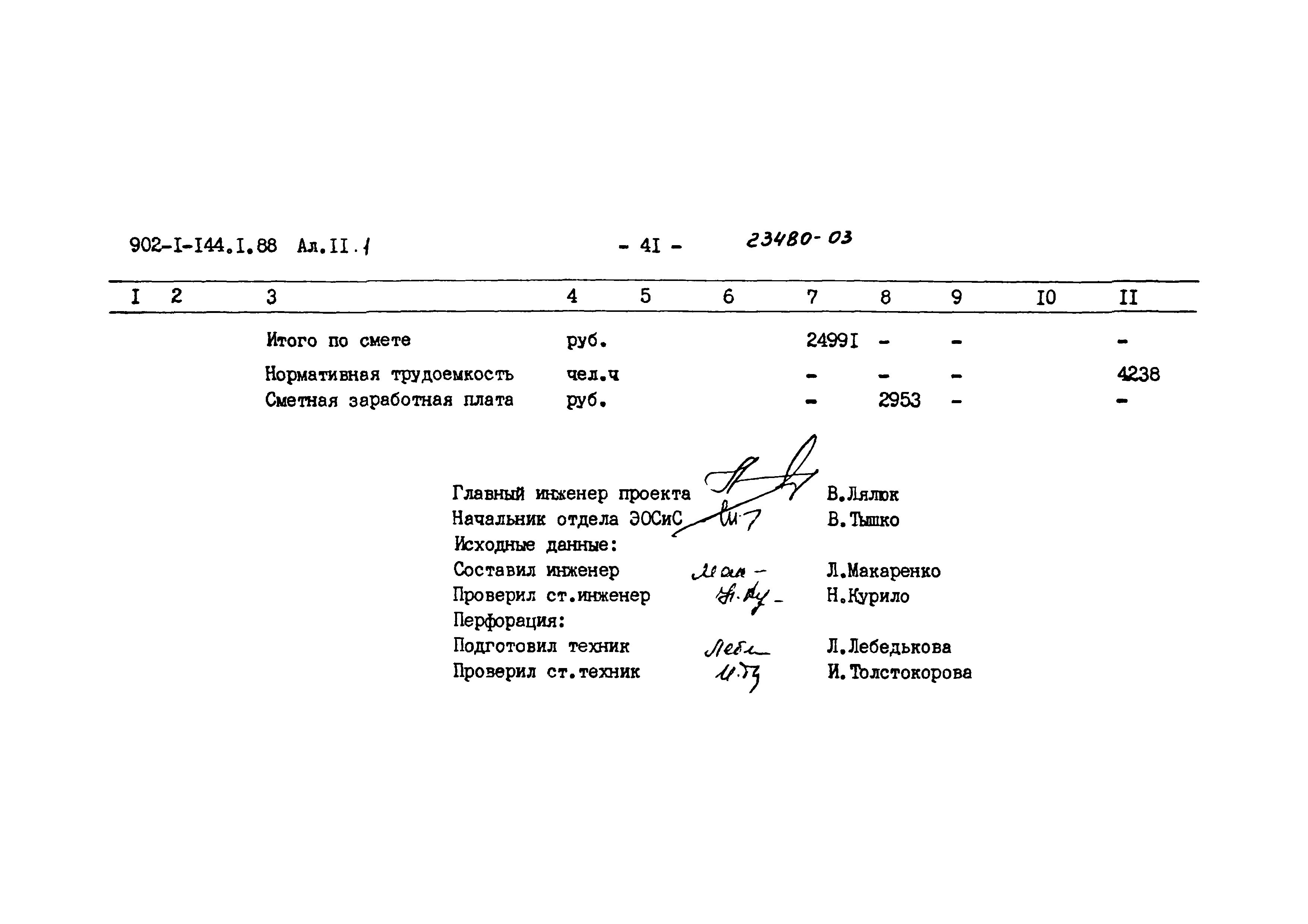 Типовой проект 902-1-144.1.88
