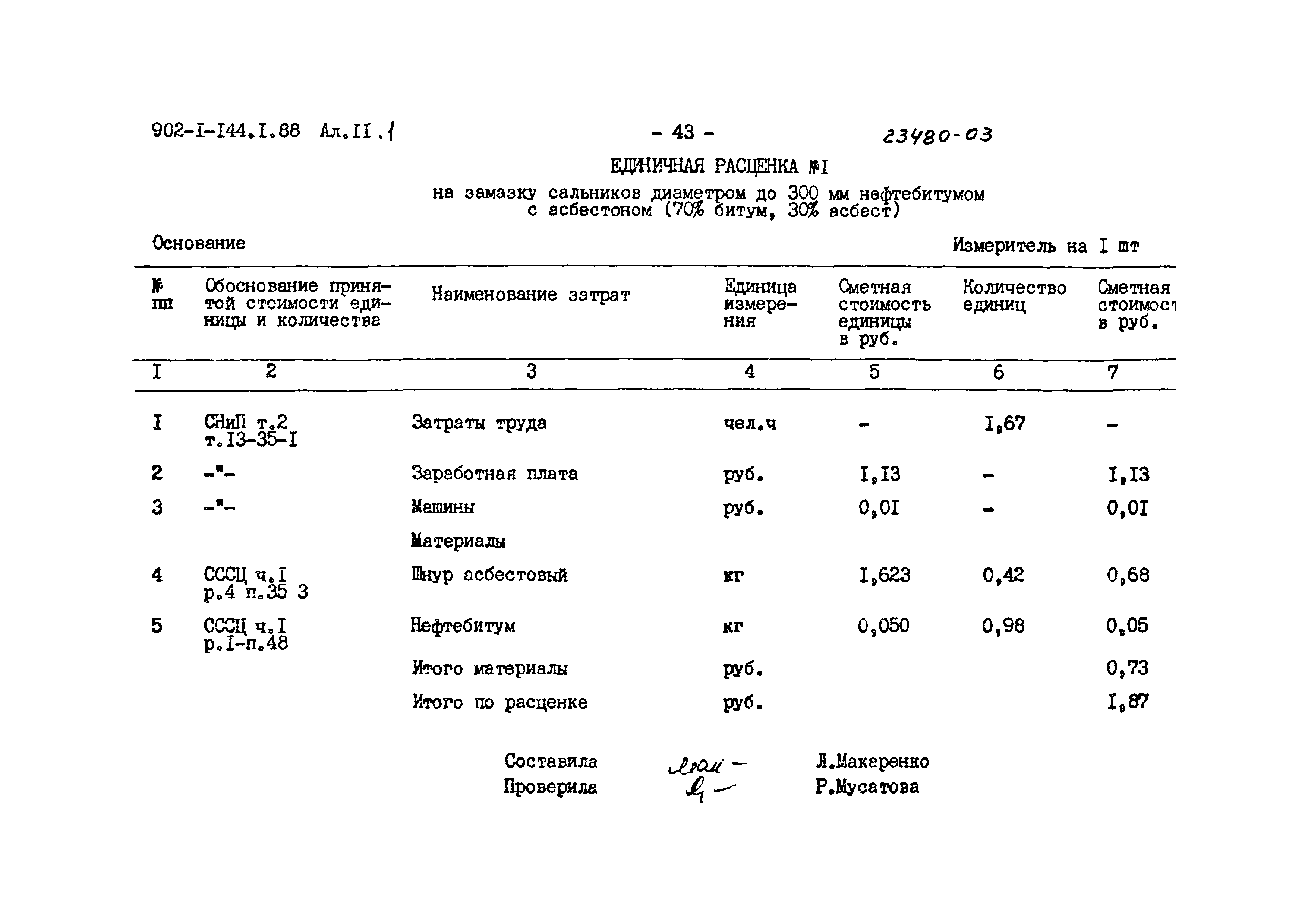 Типовой проект 902-1-144.1.88