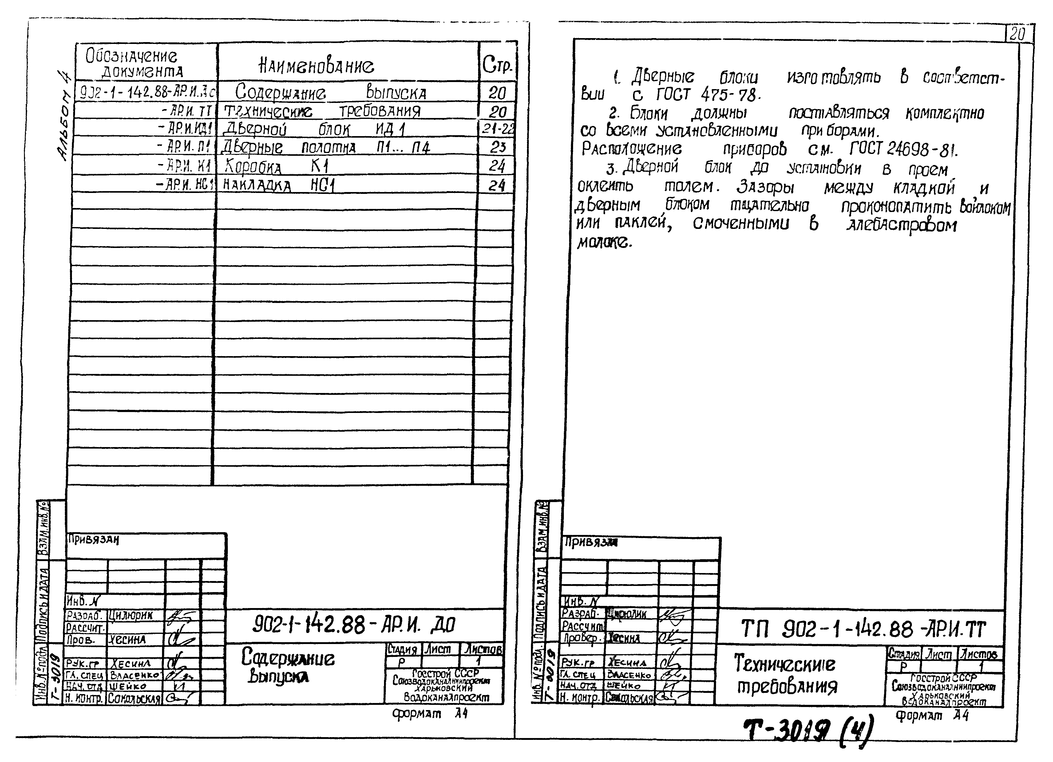 Типовой проект 902-1-142.88