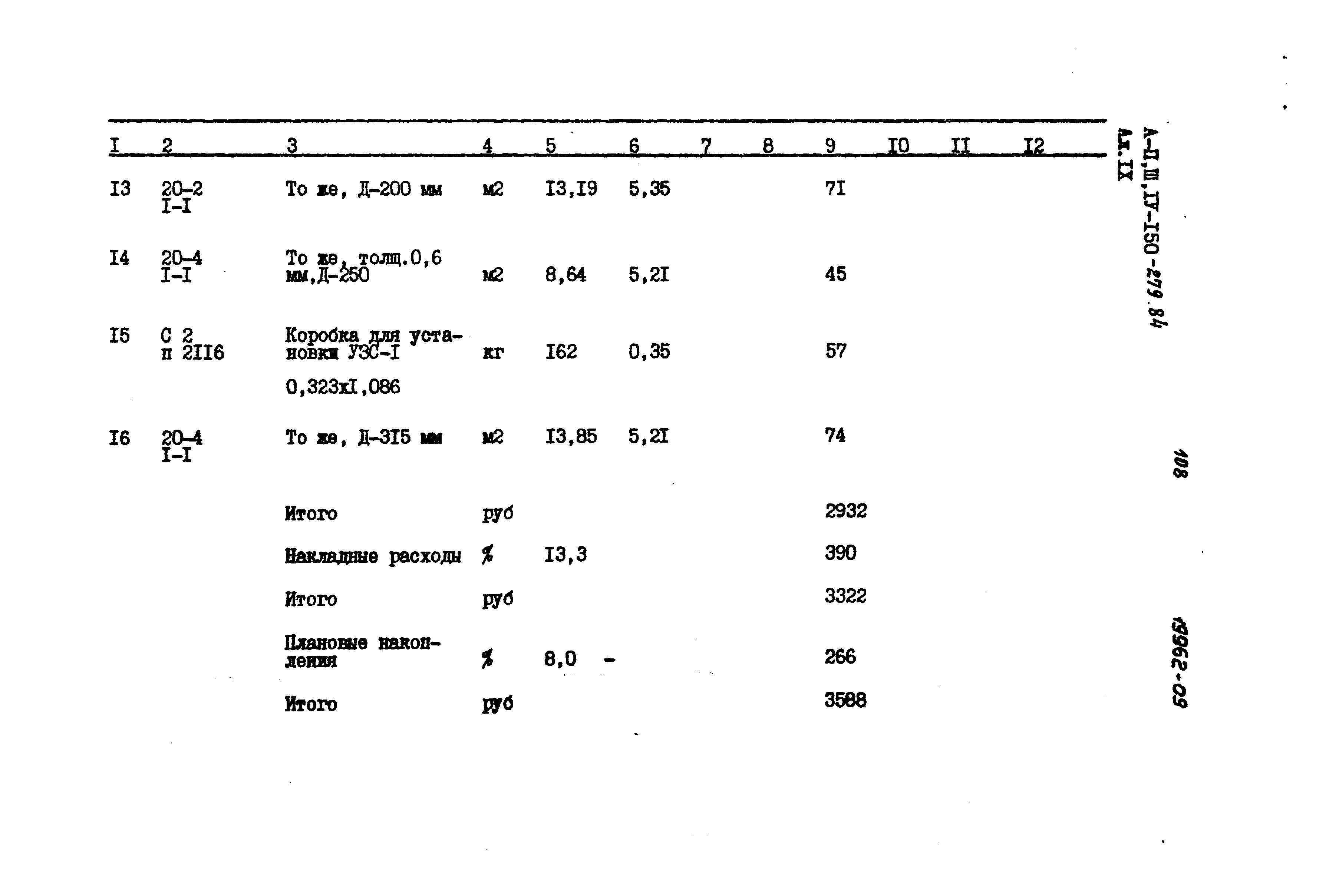 Типовой проект A-II,III,IV-150-279.84