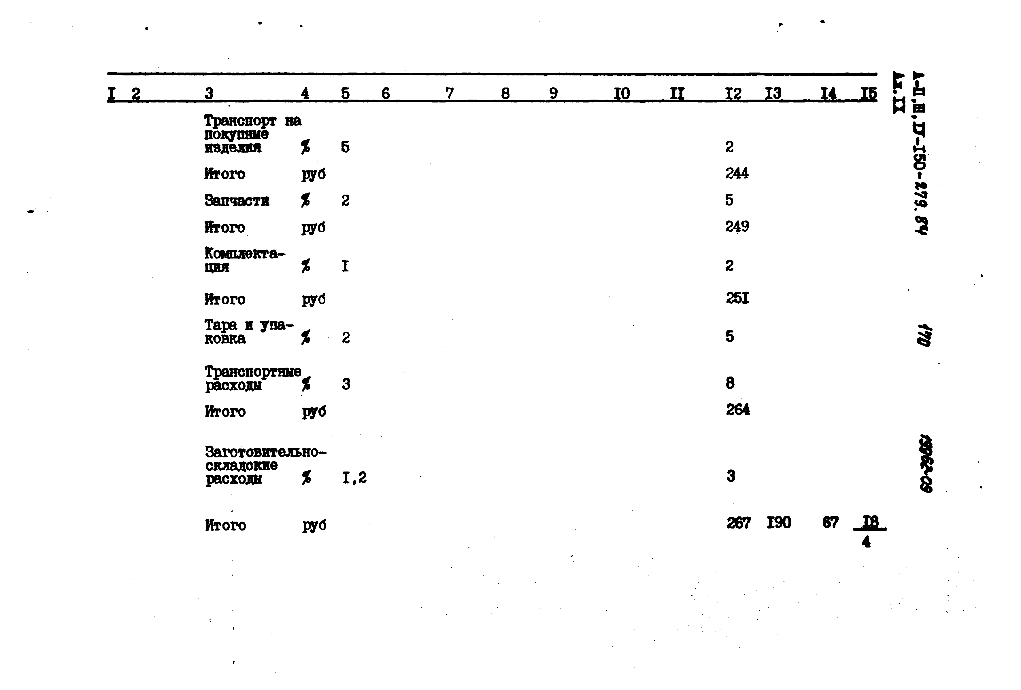 Типовой проект A-II,III,IV-150-279.84