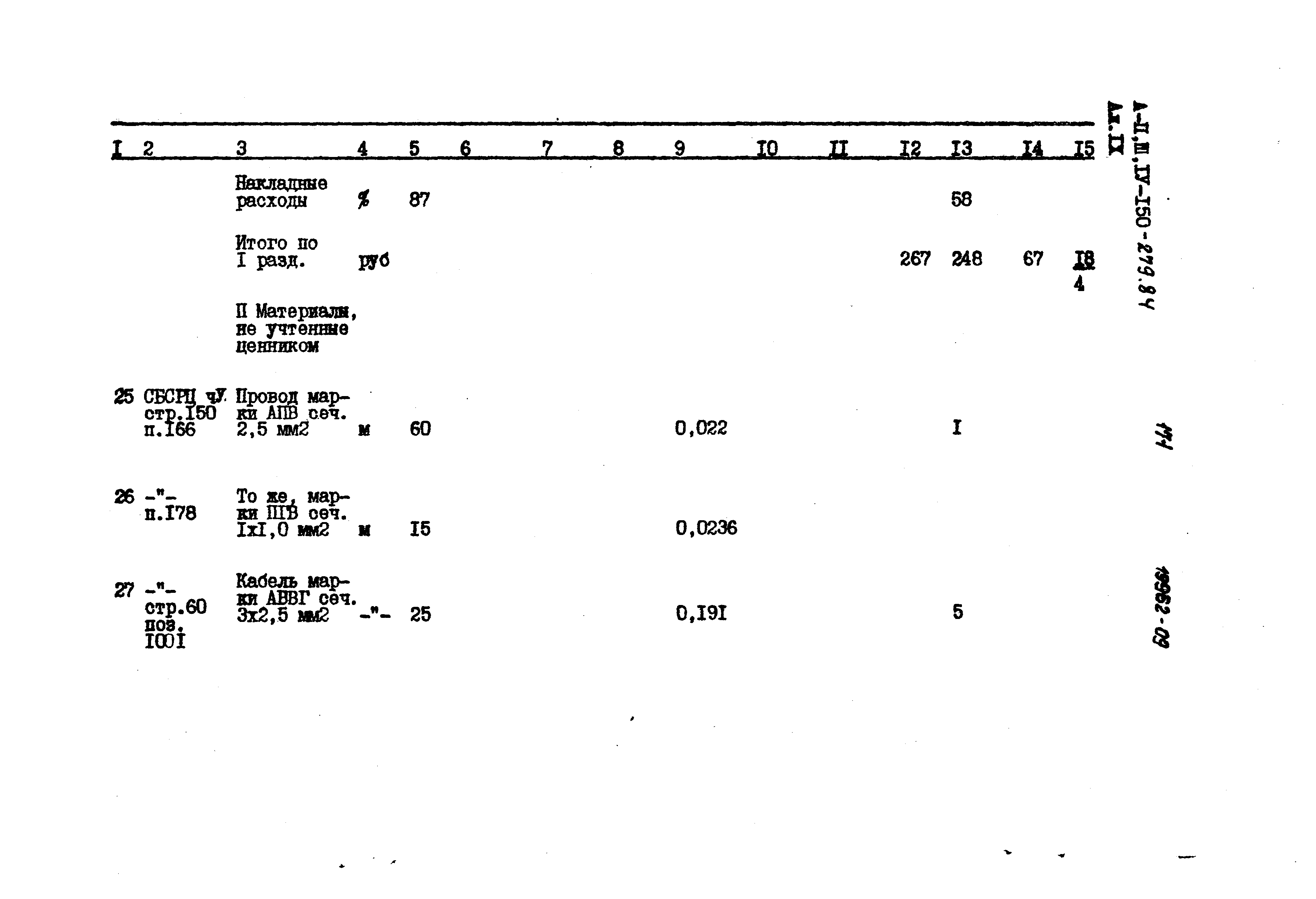 Типовой проект A-II,III,IV-150-279.84