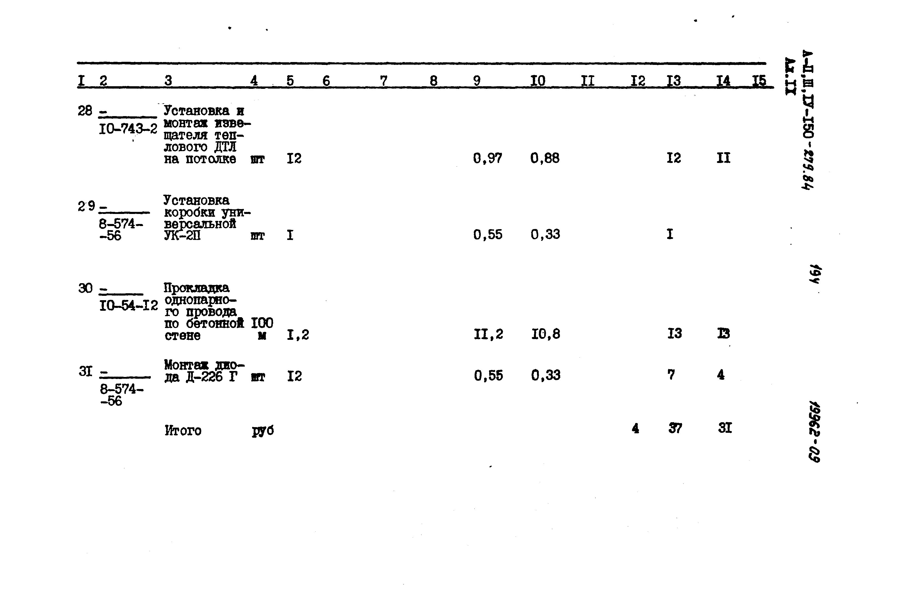 Типовой проект A-II,III,IV-150-279.84