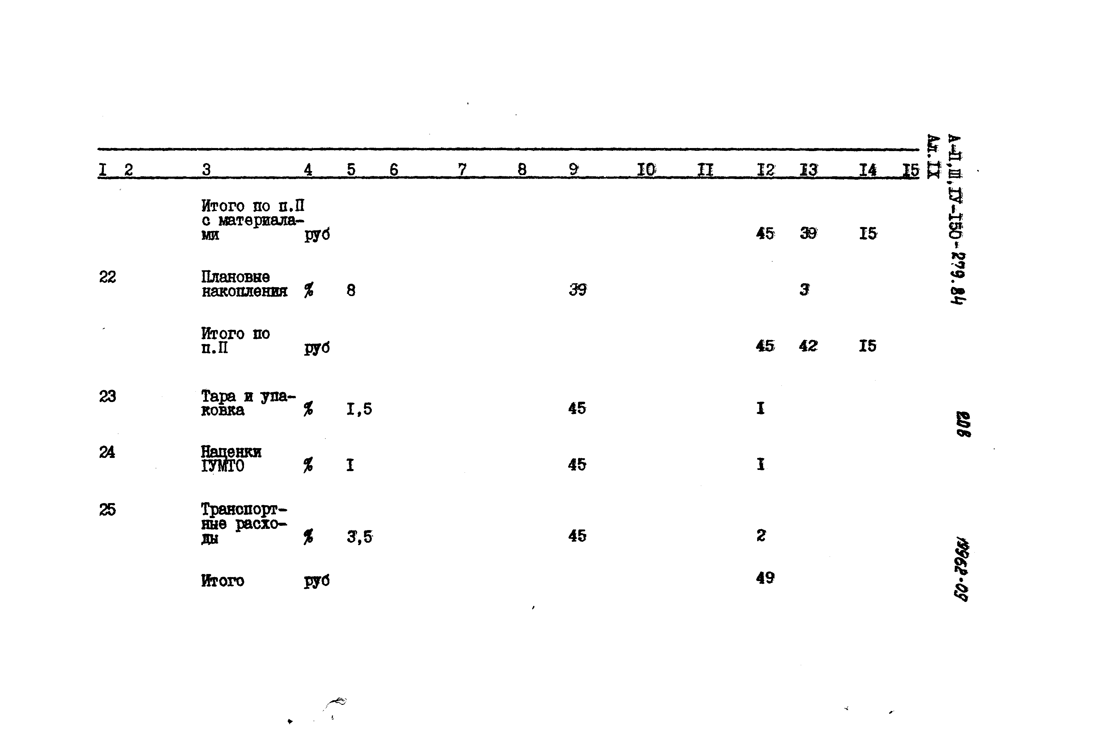 Типовой проект A-II,III,IV-150-279.84